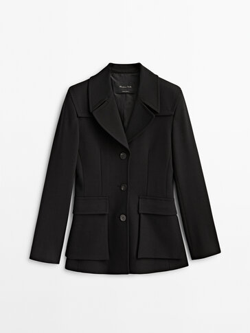 Black blazer with pockets