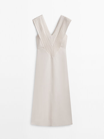 Long dress with detail - Massimo