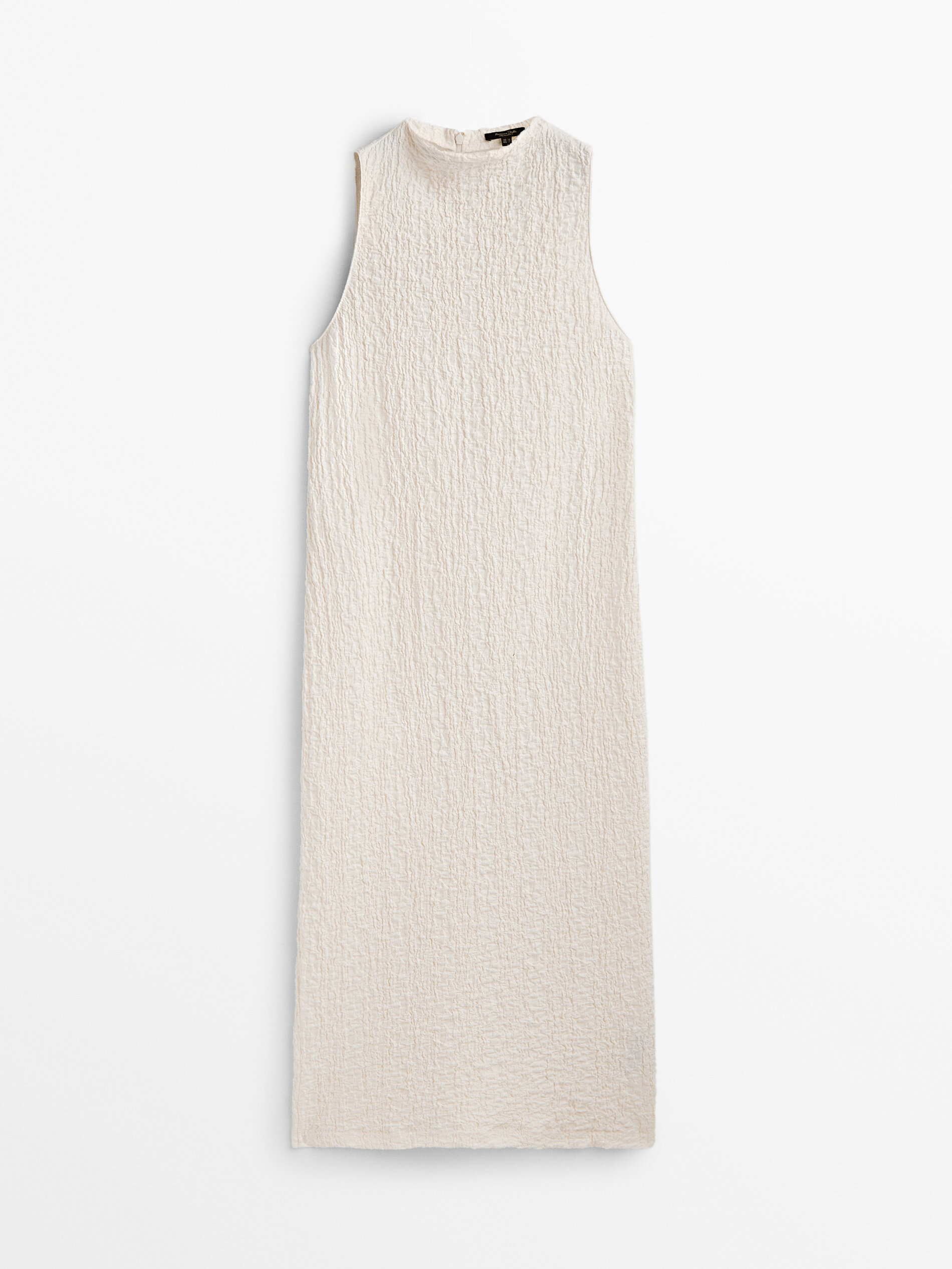 Massimo Dutti Textured Mock Turtleneck Dress - Big Apple Buddy