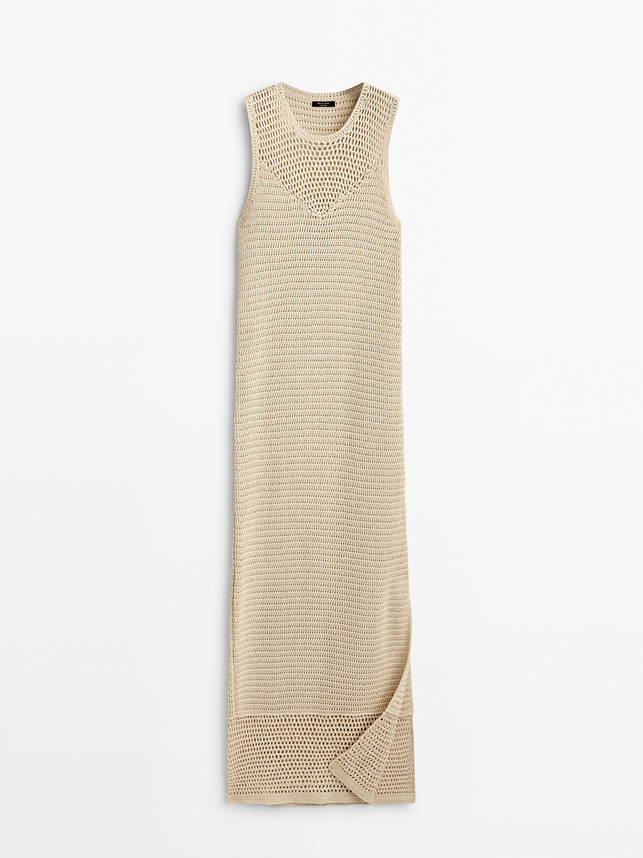 ★ Massimo Dutti★ 100% Cotton Crochet Midi Dress 066405858 s-l400.jpg