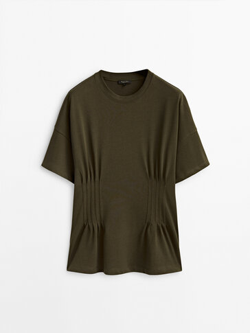 Massimo Dutti T-Shirt DAMEN Hemden & T-Shirts Stricken Rabatt 64 % Dunkelblau XS 