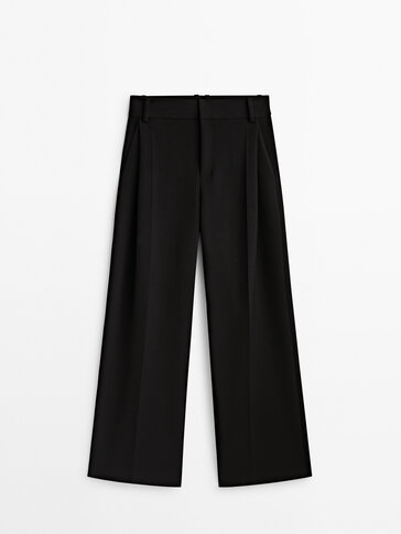 Black darted trousers - Studio