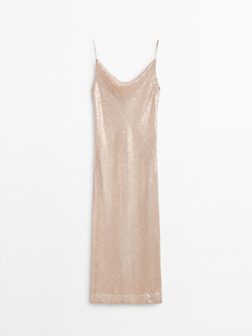 Sequinned strappy dress - Studio