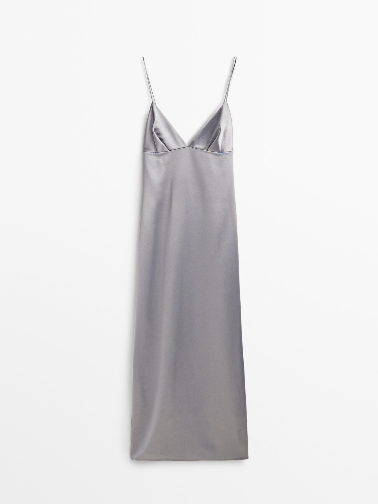 ◆Massimo Dutti◆ Long satin camisole dress Massimo Dutti Massimo Dutti Satin camisole dress - Studio