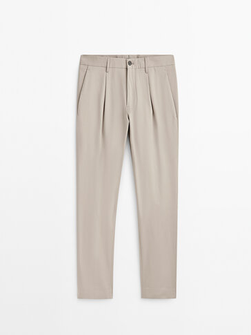 Darted wide fit chinos - Studio