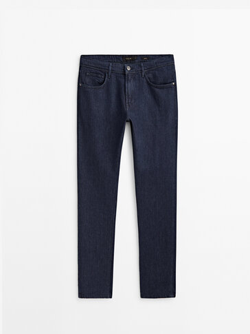 Verwaschene Slim-Fit-Jeans