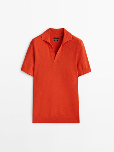 Jersey polo estructura manga corta