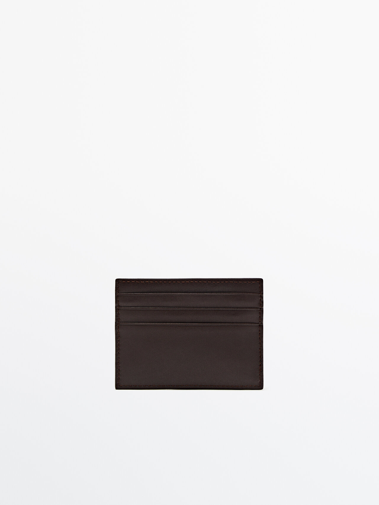 Ontslag nemen Persona krassen Massimo Dutti Leather Card Holder With Purse In Brown | ModeSens