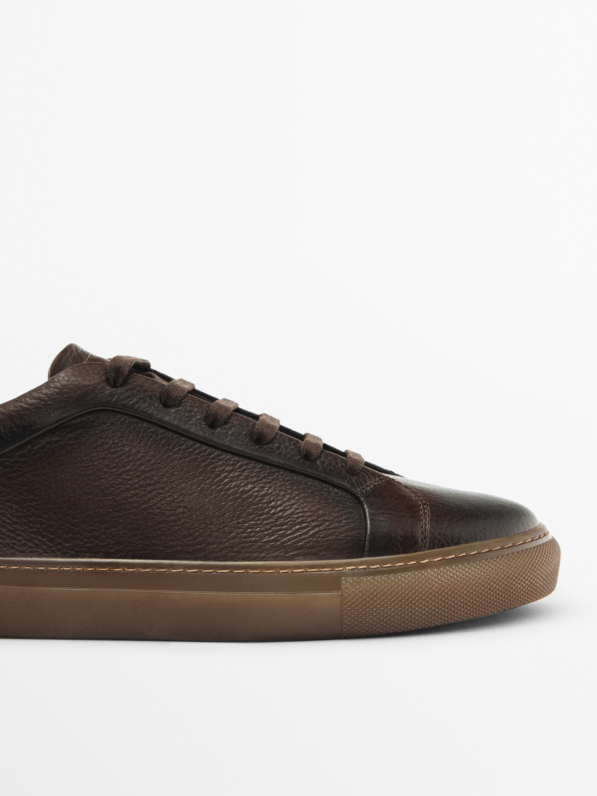Massimo Dutti Floater Leather Trainers - Big Apple Buddy