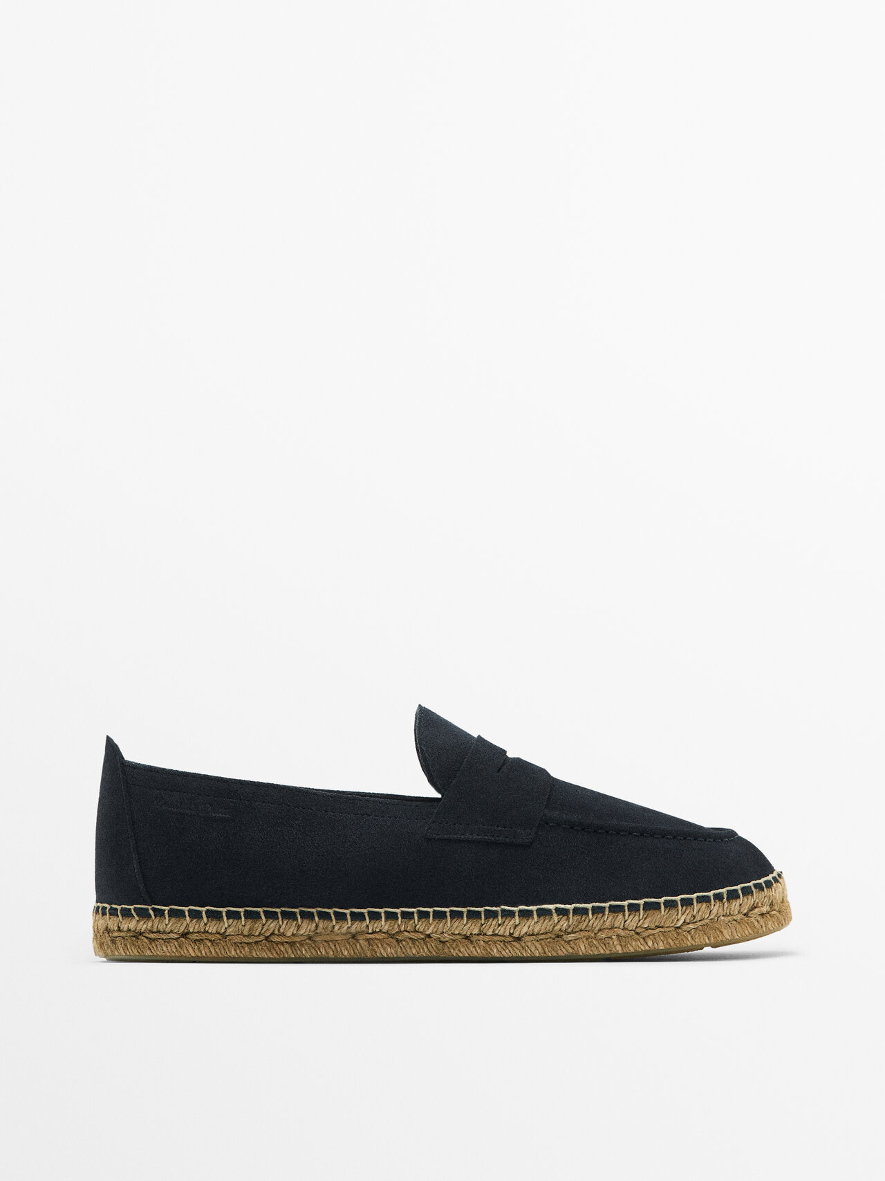 Massimo Dutti Penny Strap Espadrilles In Blue