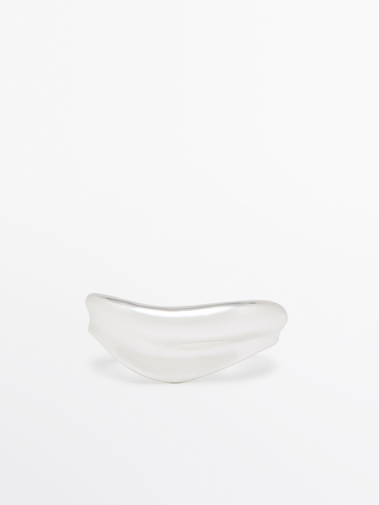 Shop Massimo Dutti Armreif Doppelt Asymmetrisch In Silber