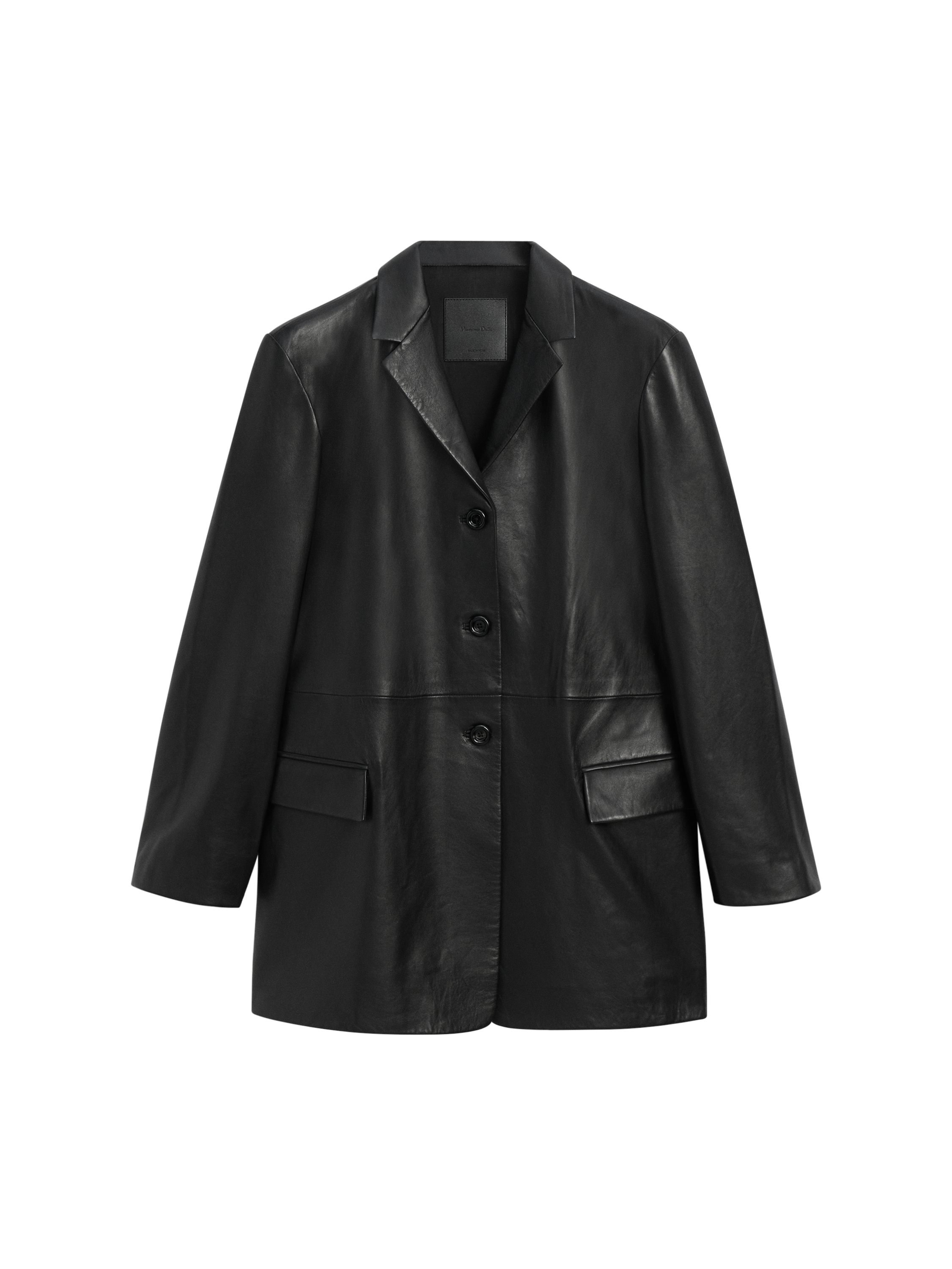 Oversize napa deri blazer_23