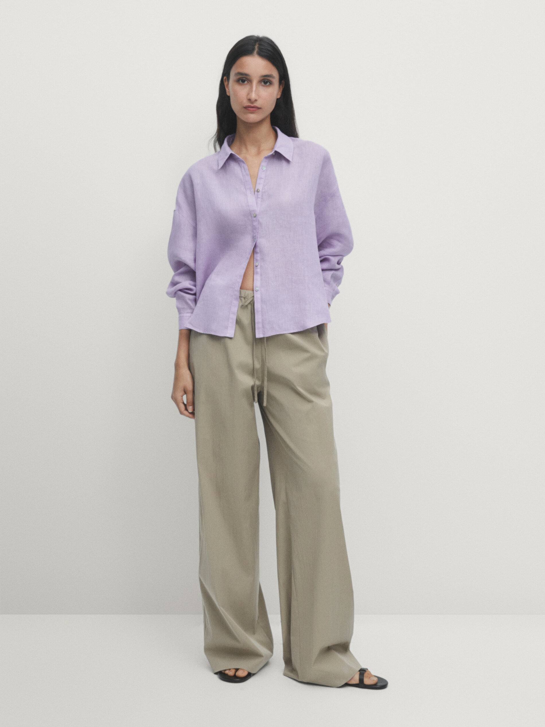 Linen shirts for women Massimo Dutti