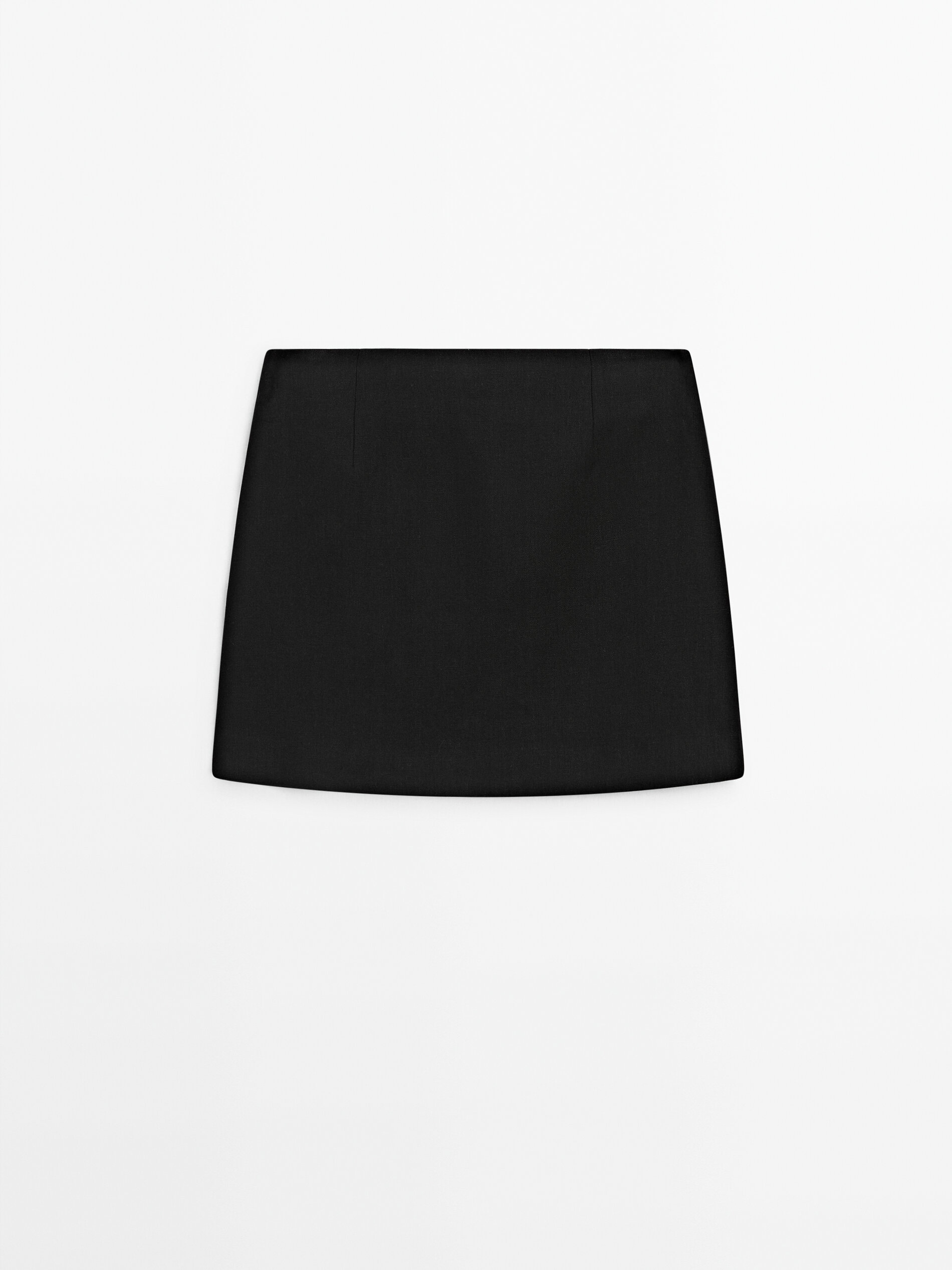 Falda mini 100% lino