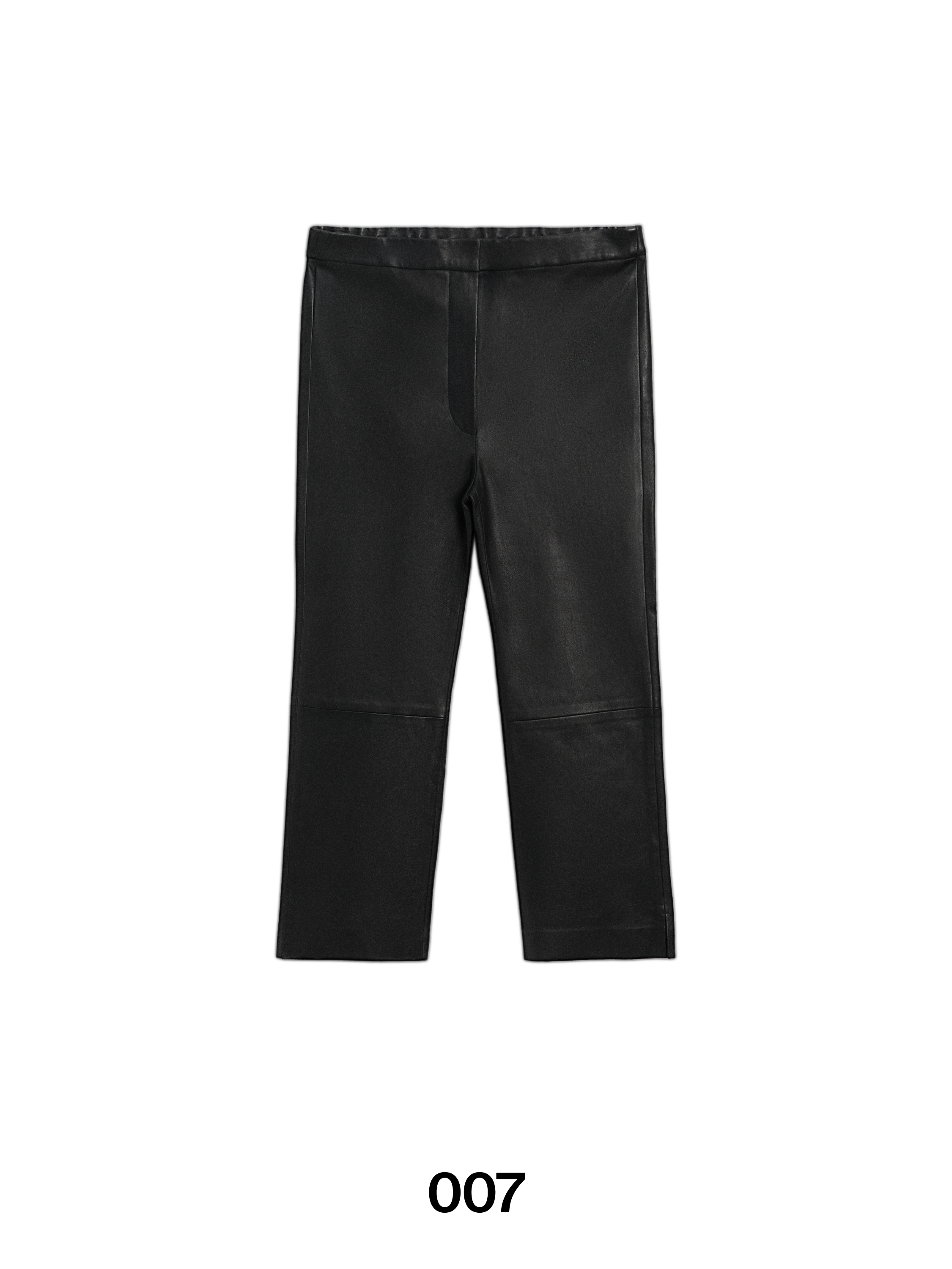 Crop fit napa deri pantolon_37
