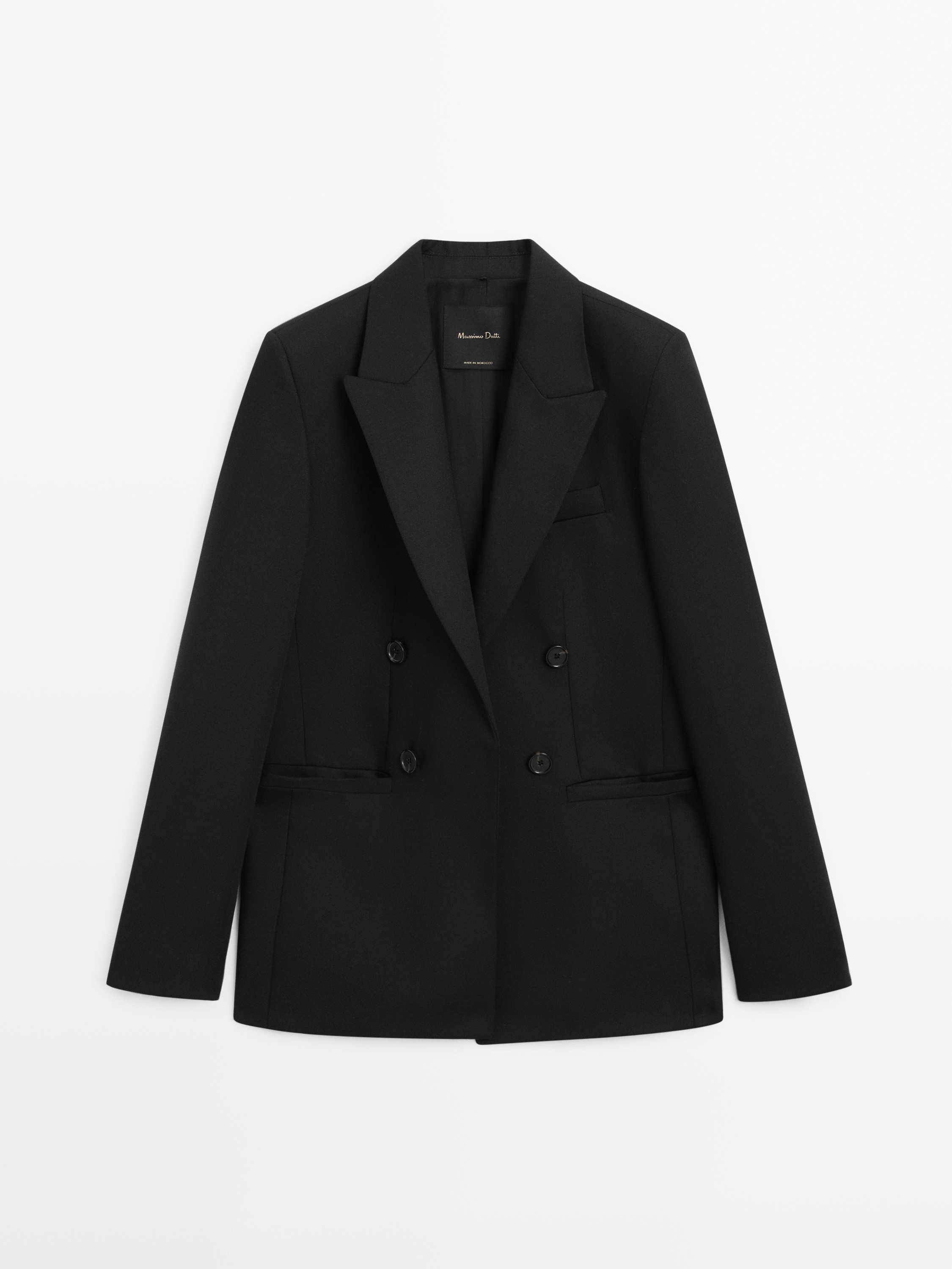 %100 yün fitilli kumaş blazer_0