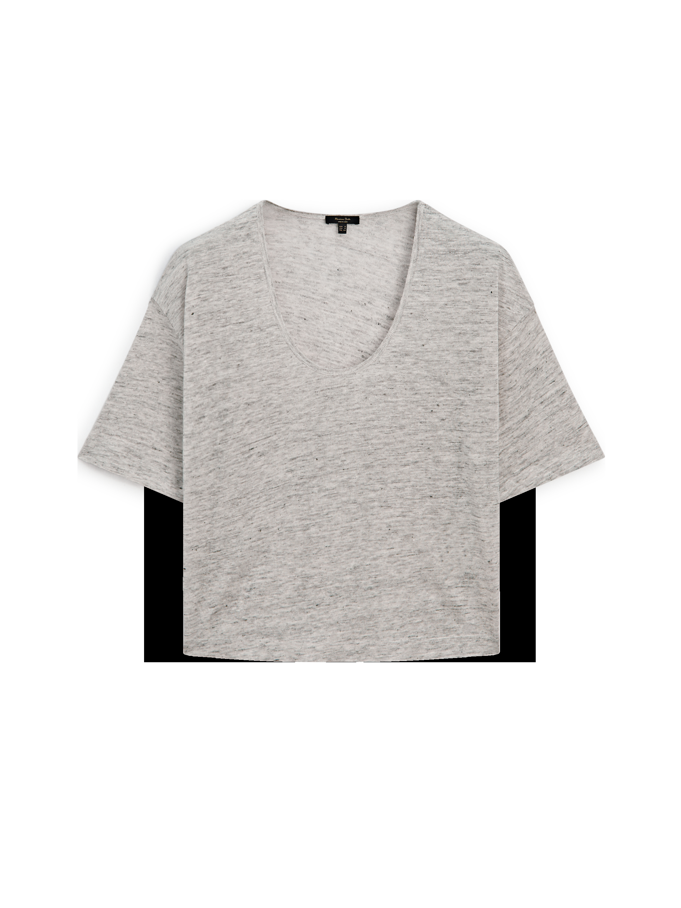 %100 keten kısa kollu oversize t-shirt_4