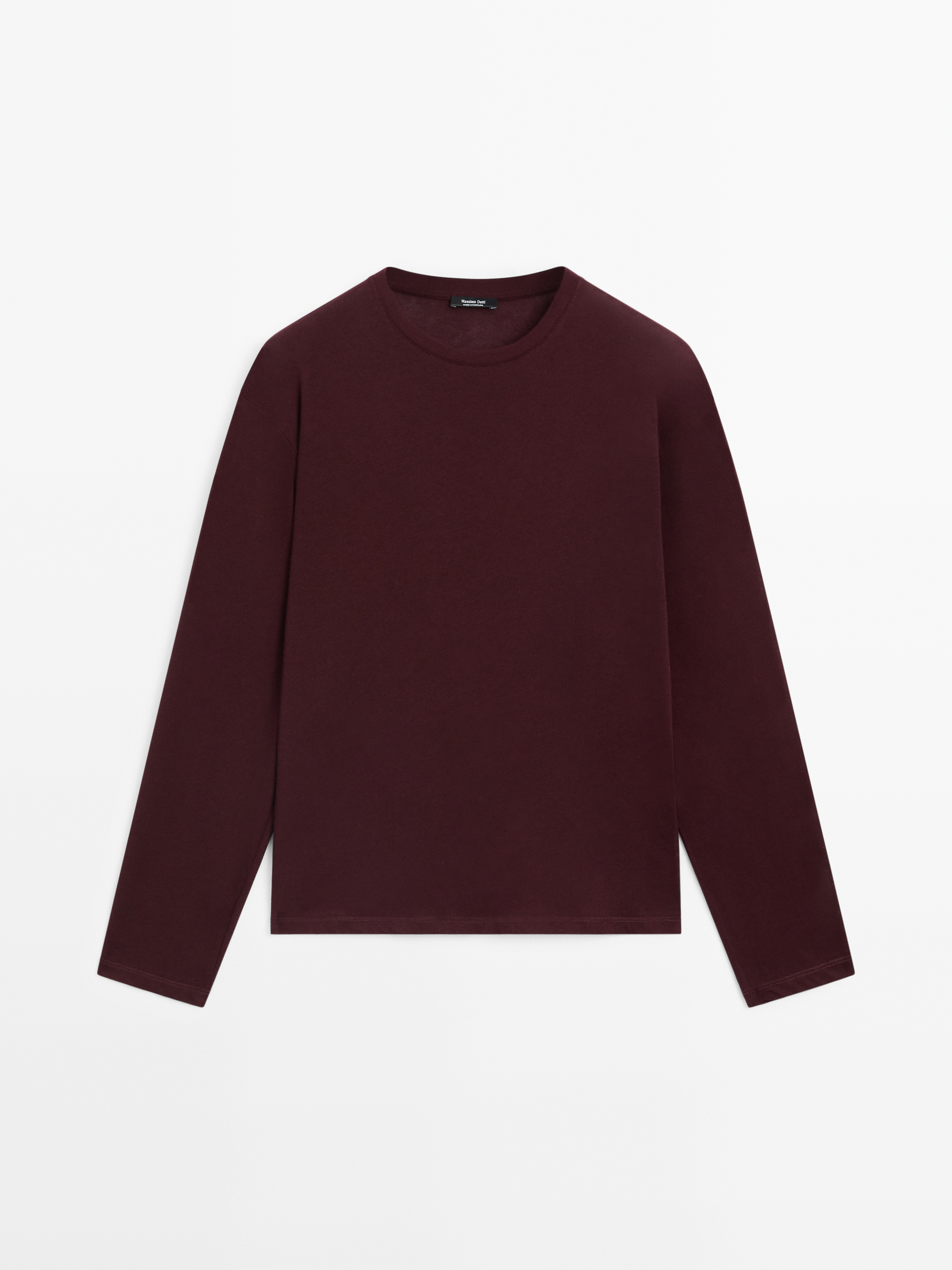 Long sleeve 100% cotton t-shirt