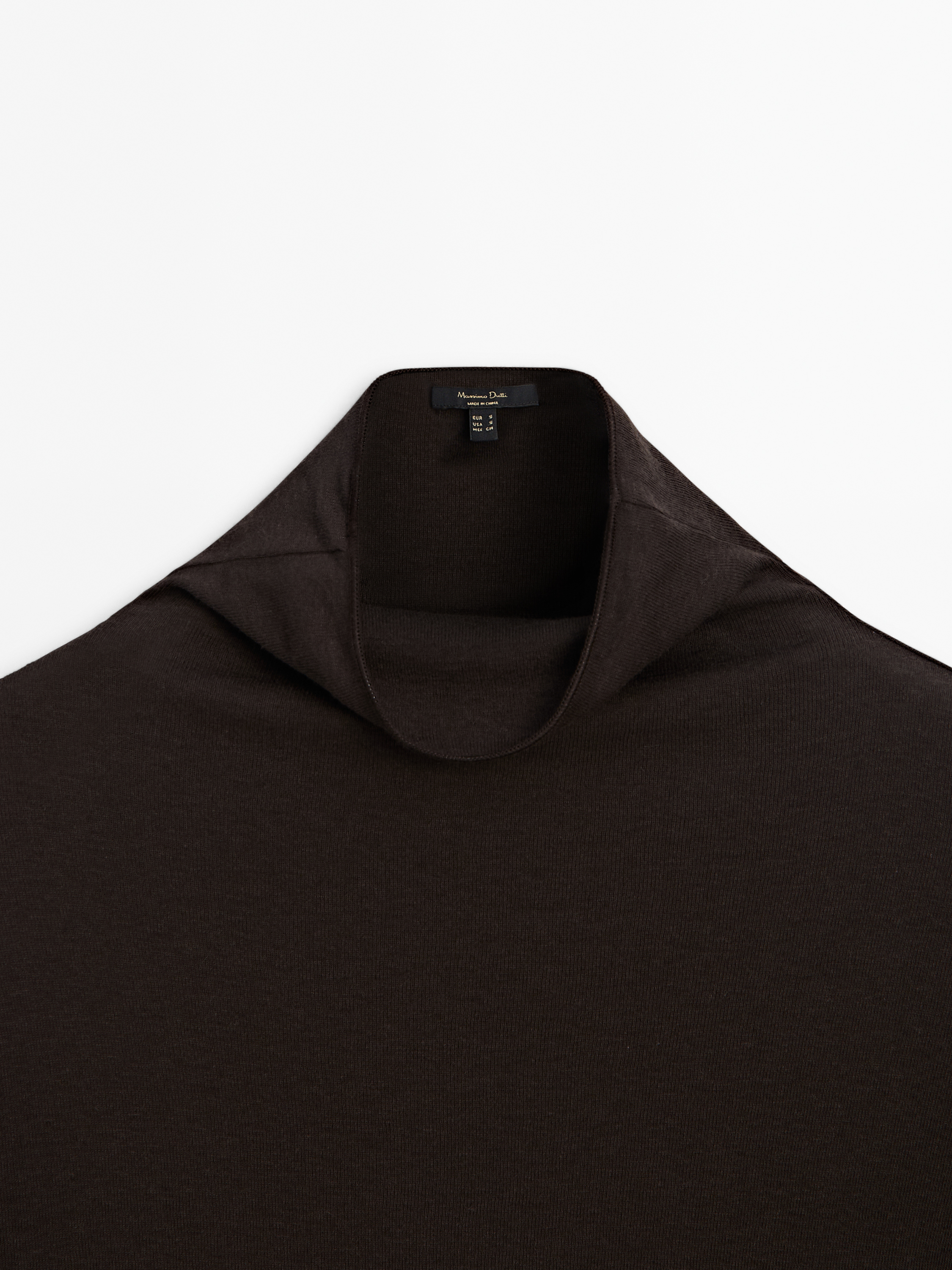 Cotton blend turtleneck T-shirt_2