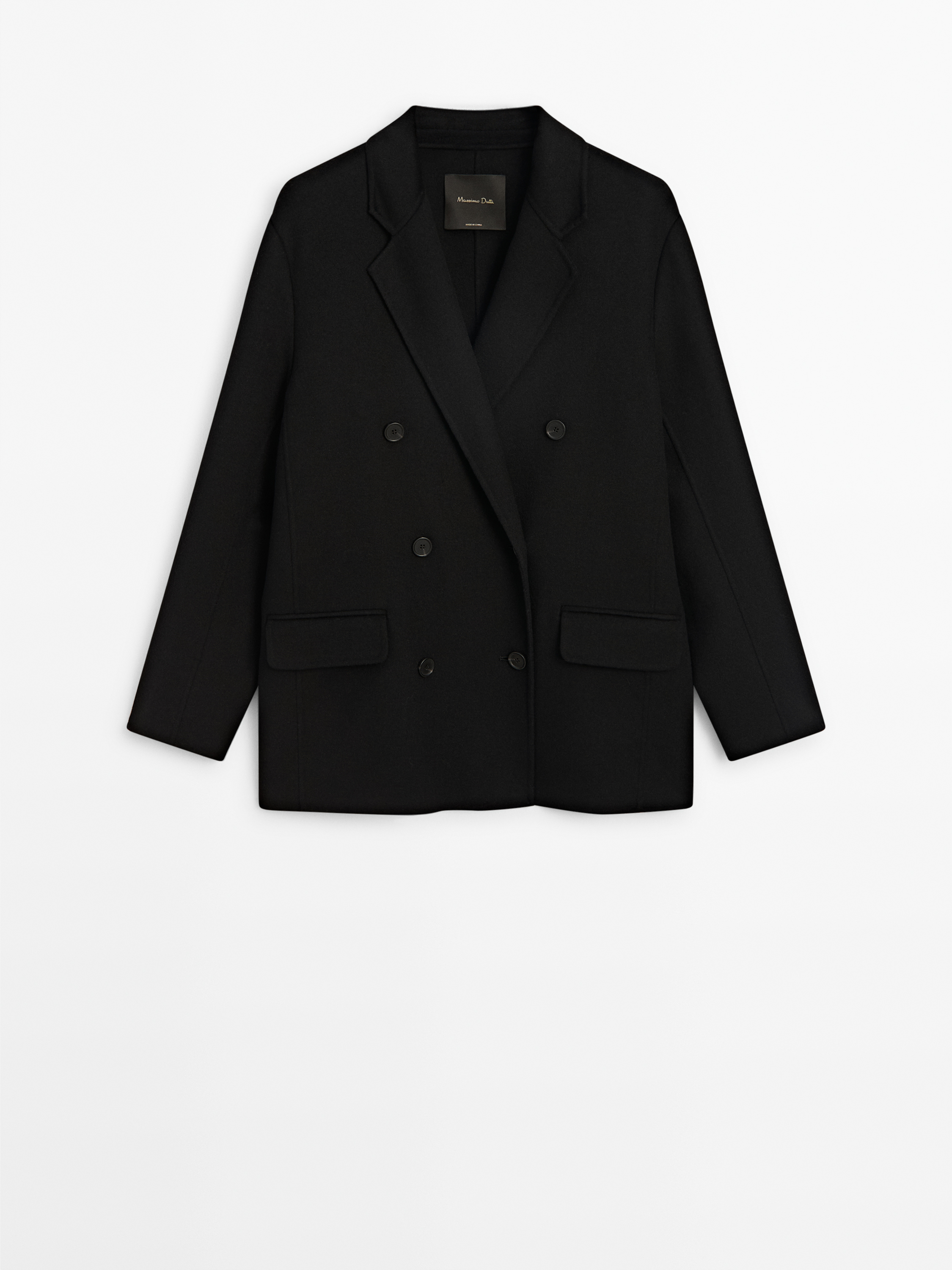 Yünlü kruvaze blazer_6