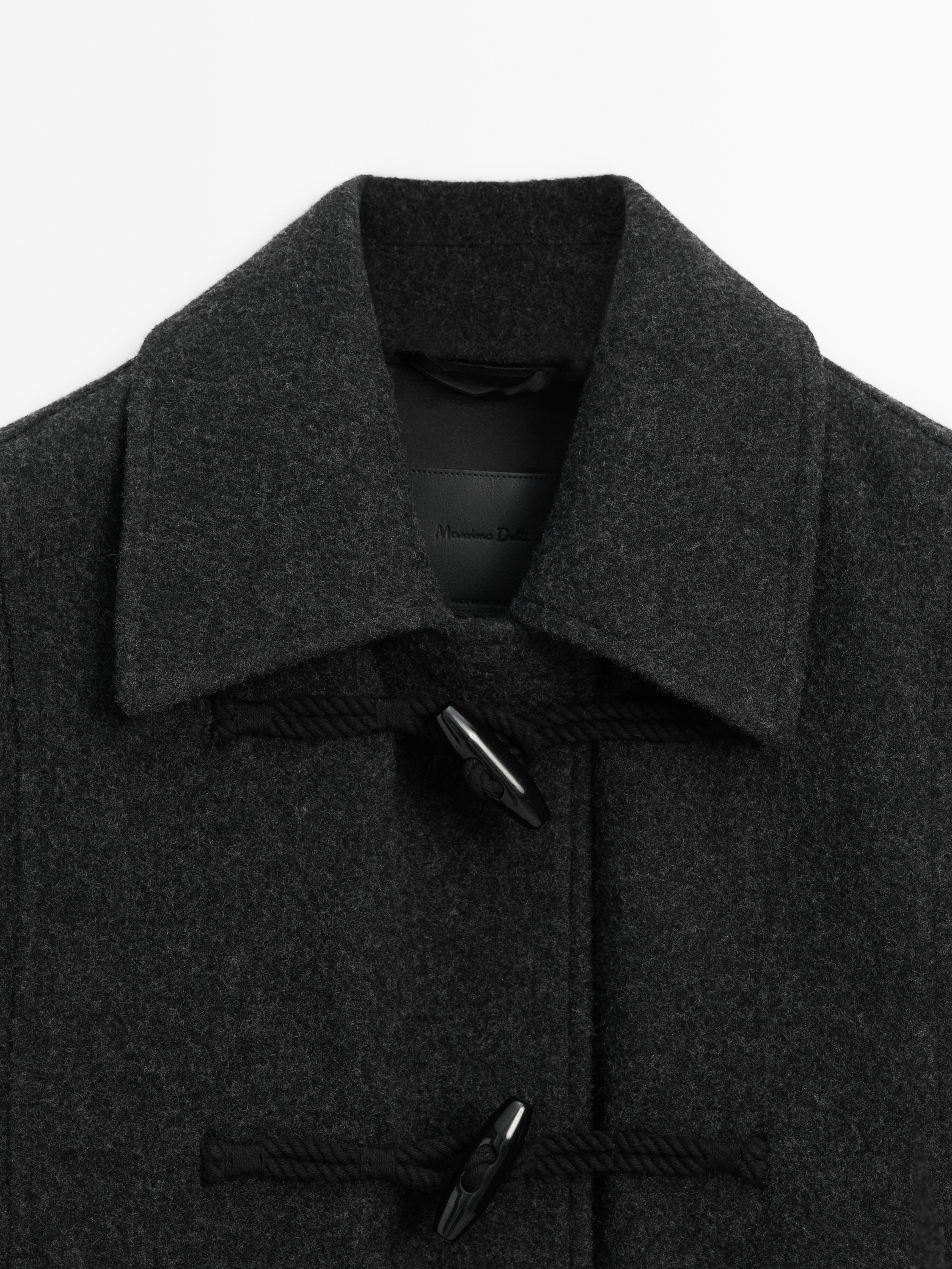 Wool blend short coat with buttons_6