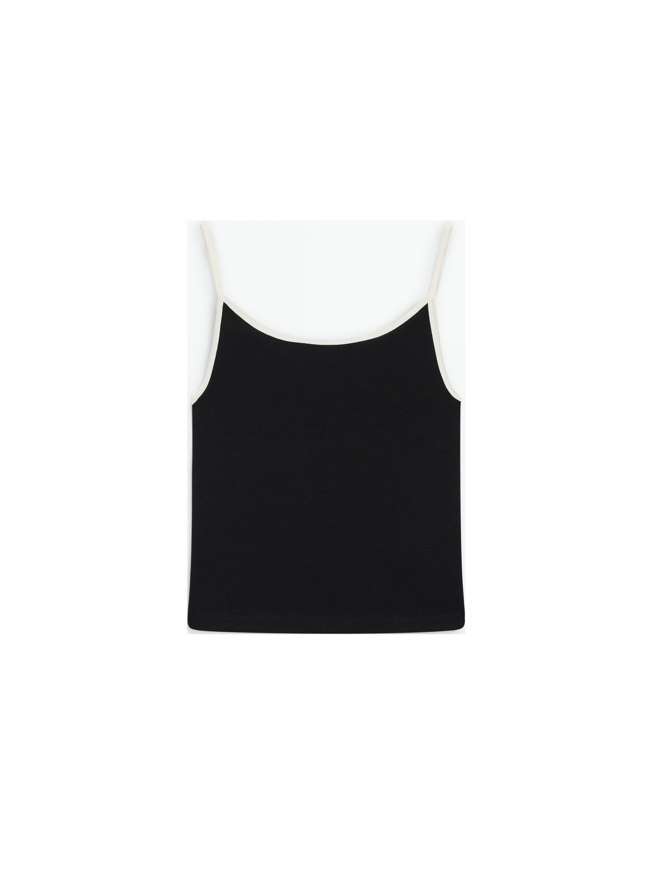 Contrast cotton straps top_8