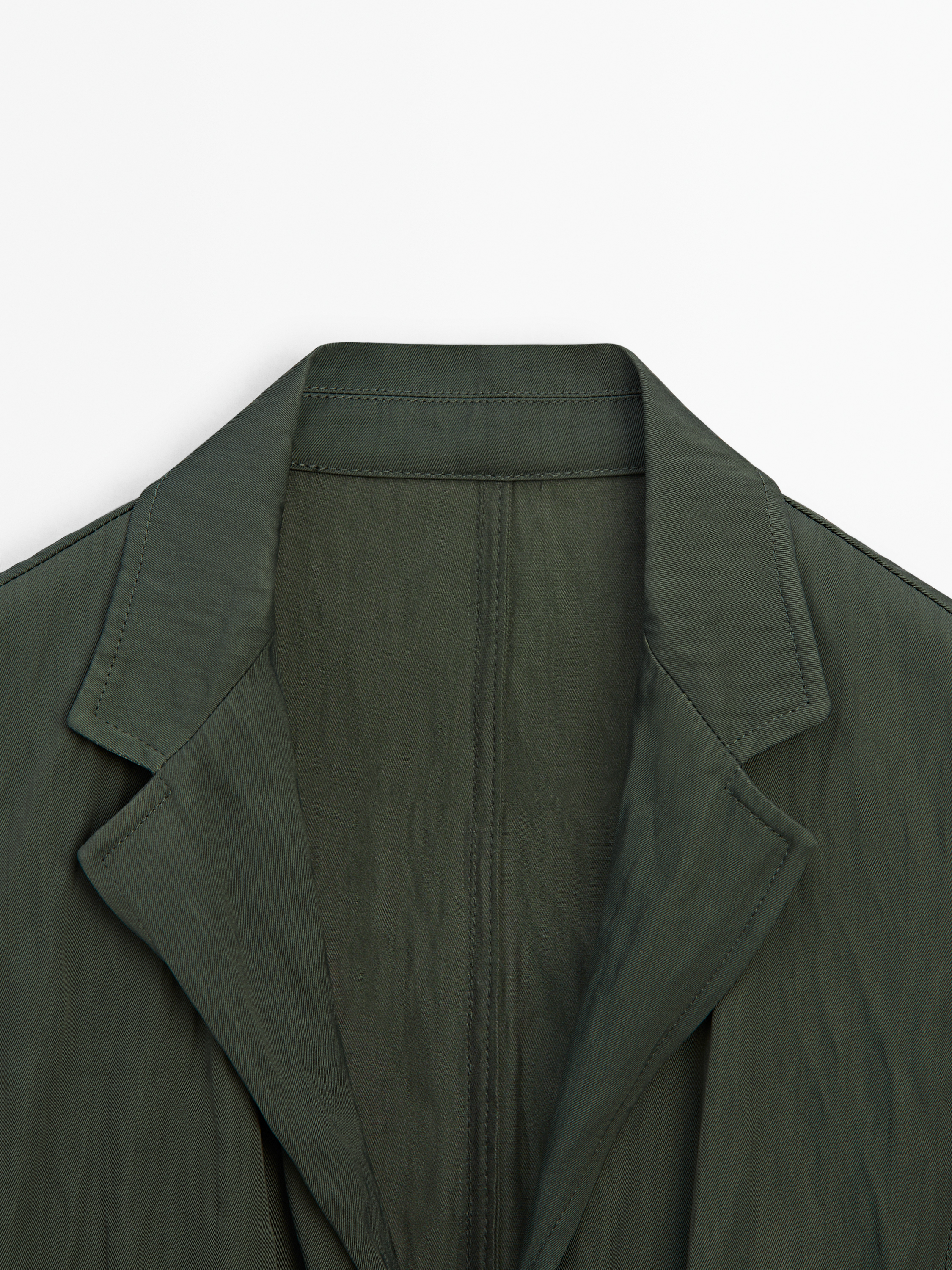 Dökümlü düğmeli blazer - Studio_11