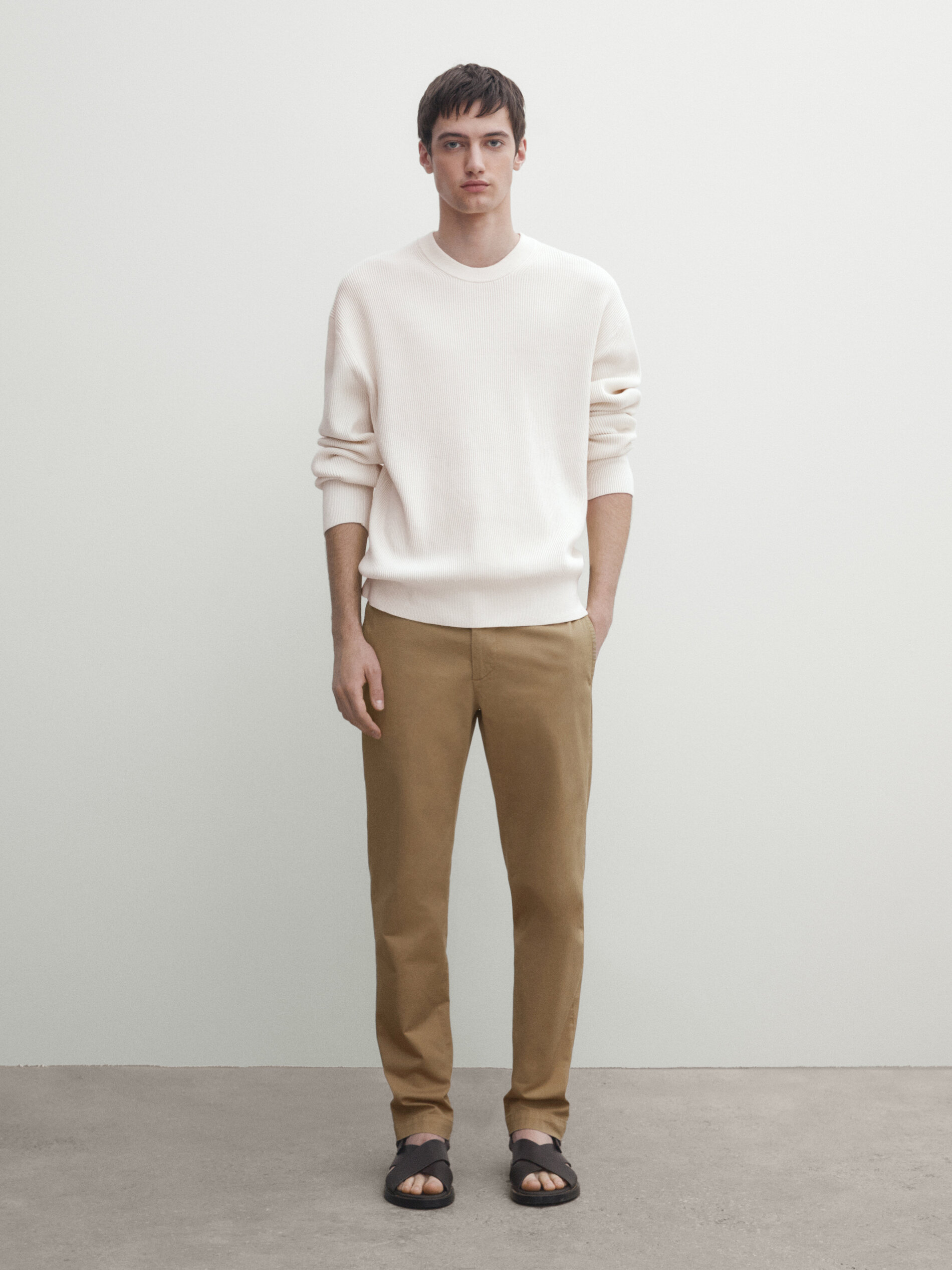 Pantalones chinos massimo fashion dutti