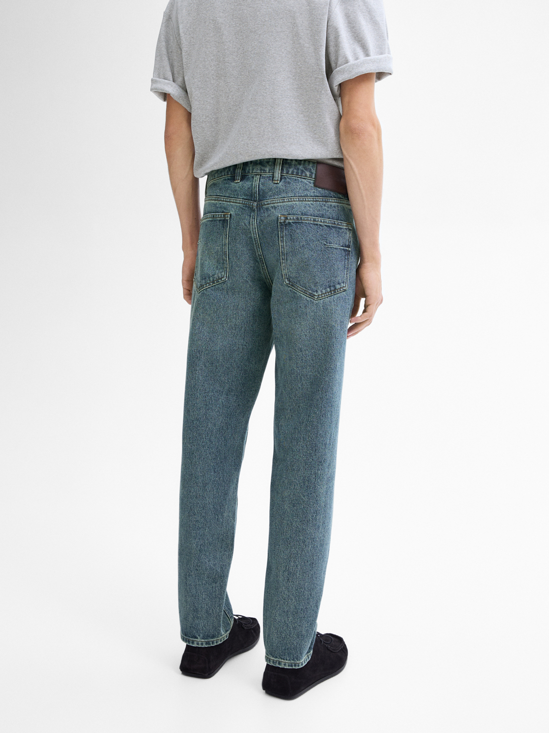 %100 pamuklu tapered fit jean_5