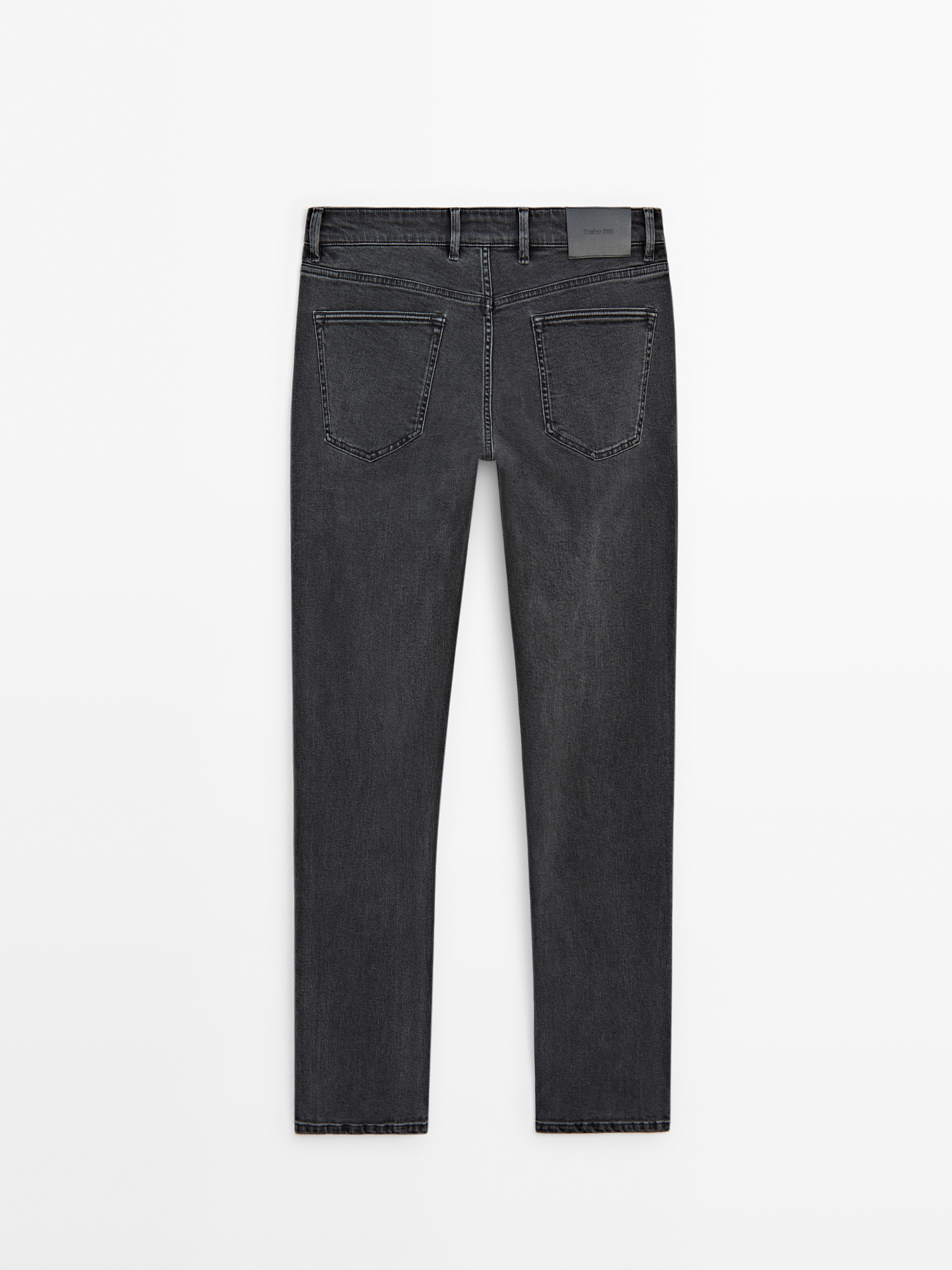 Denim görünümlü slim fit pantolon_6