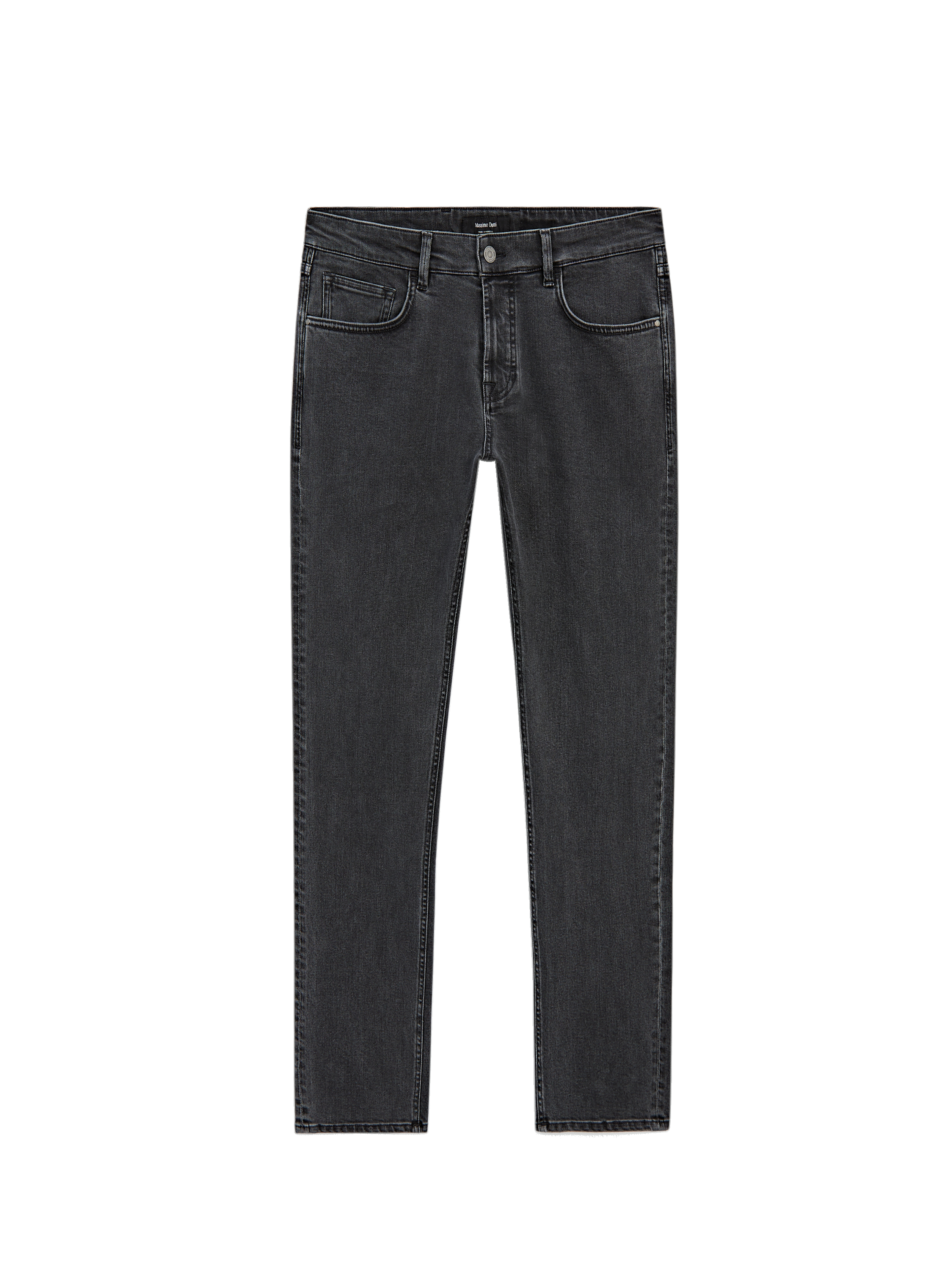 Denim görünümlü slim fit pantolon_8