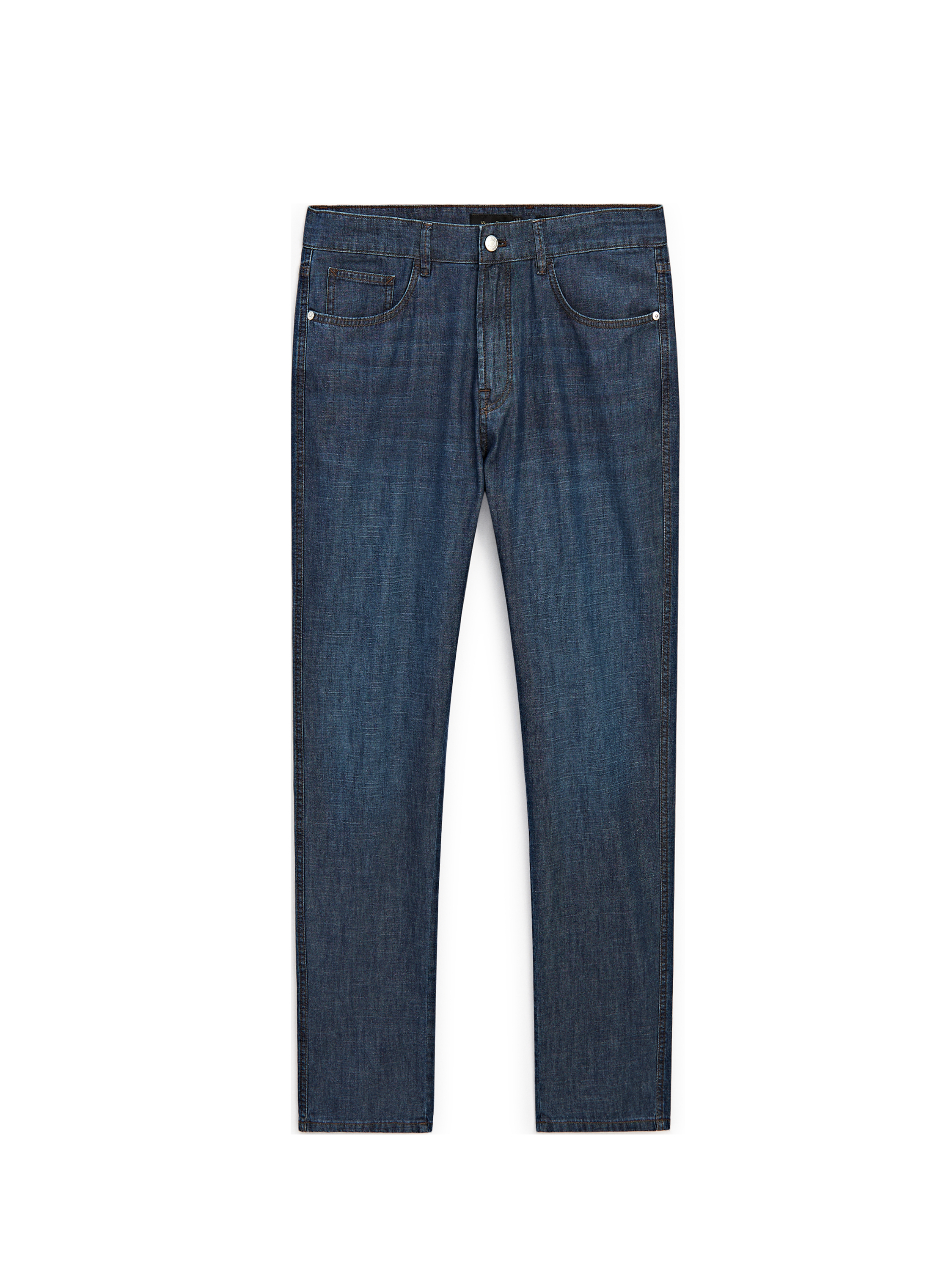 %100 pamuklu tapered fit jean