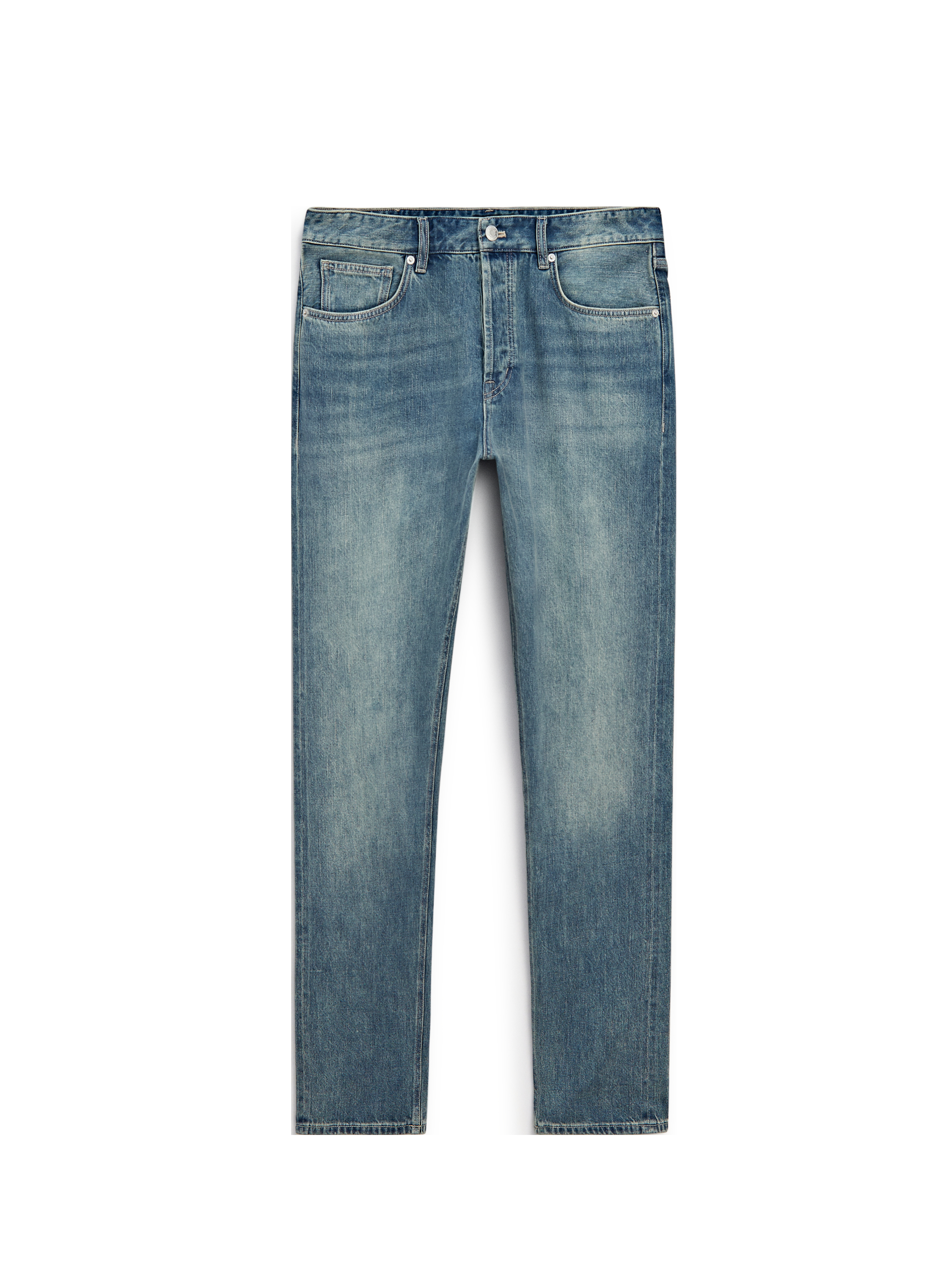 Tapered fit stone wash jean_6