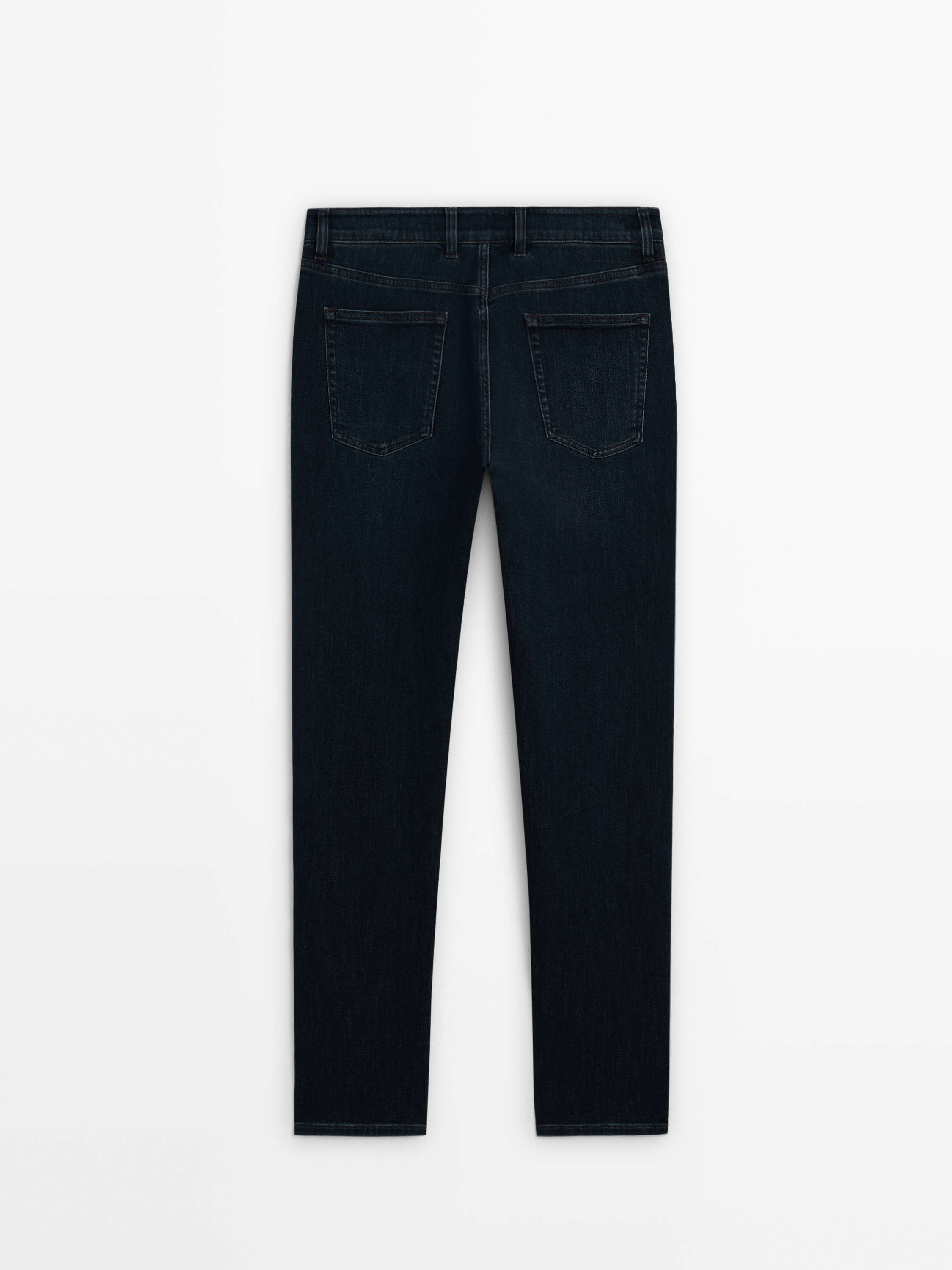 Denim görünümlü slim fit pantolon_1