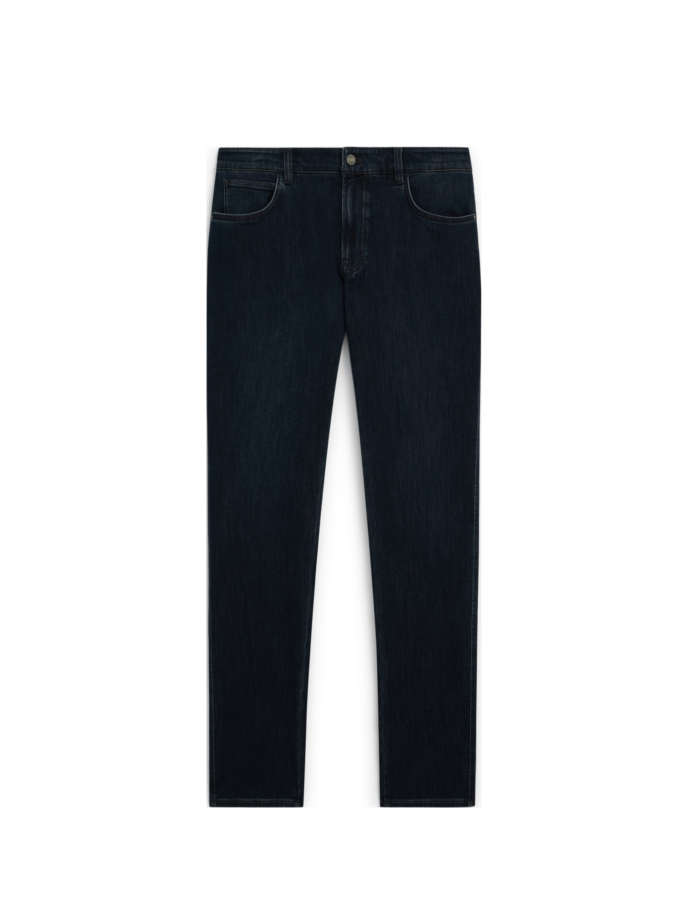 Denim görünümlü slim fit pantolon_6