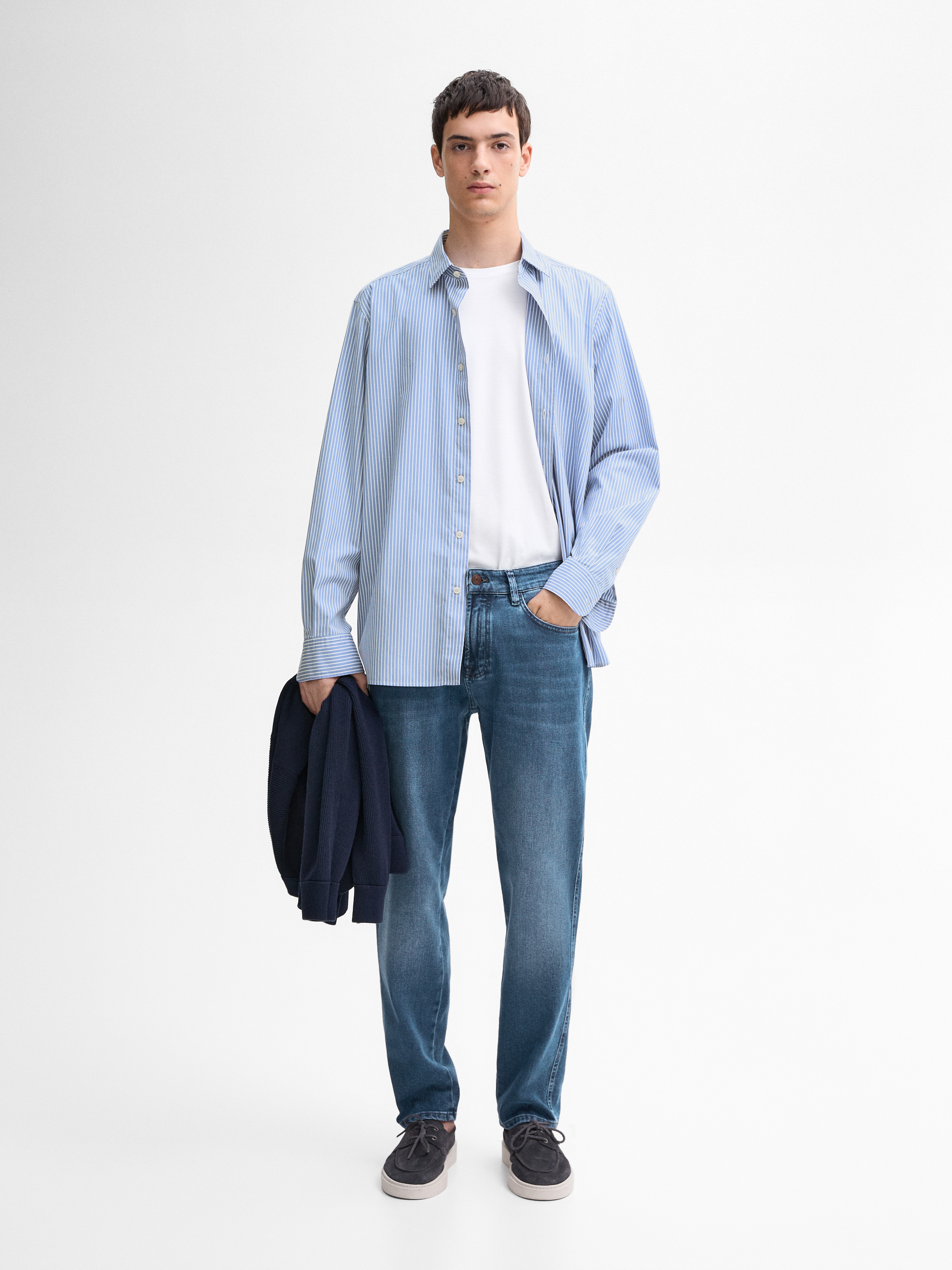 Orta bel tapered fit pantolon_10