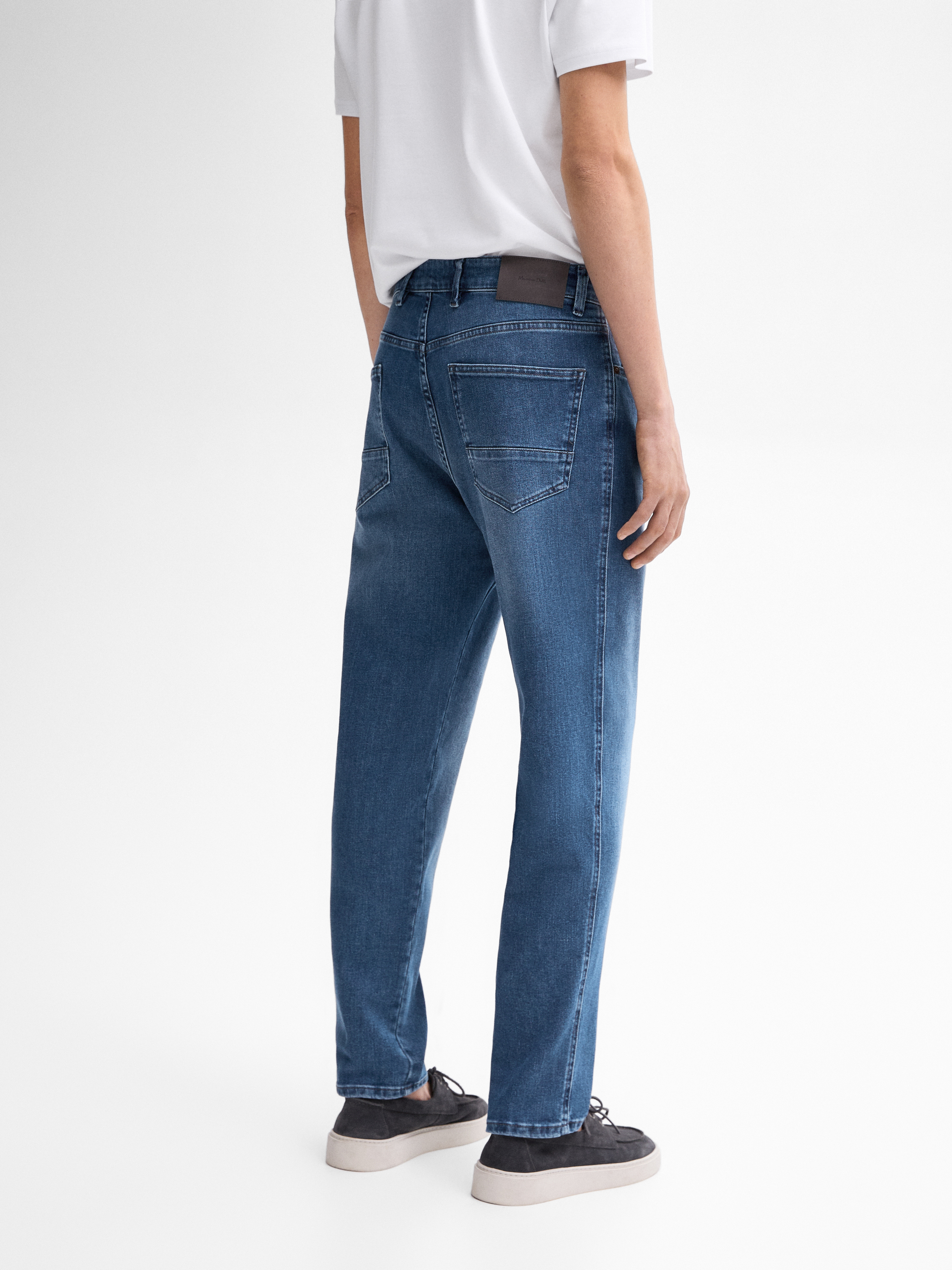 Orta bel tapered fit pantolon_11