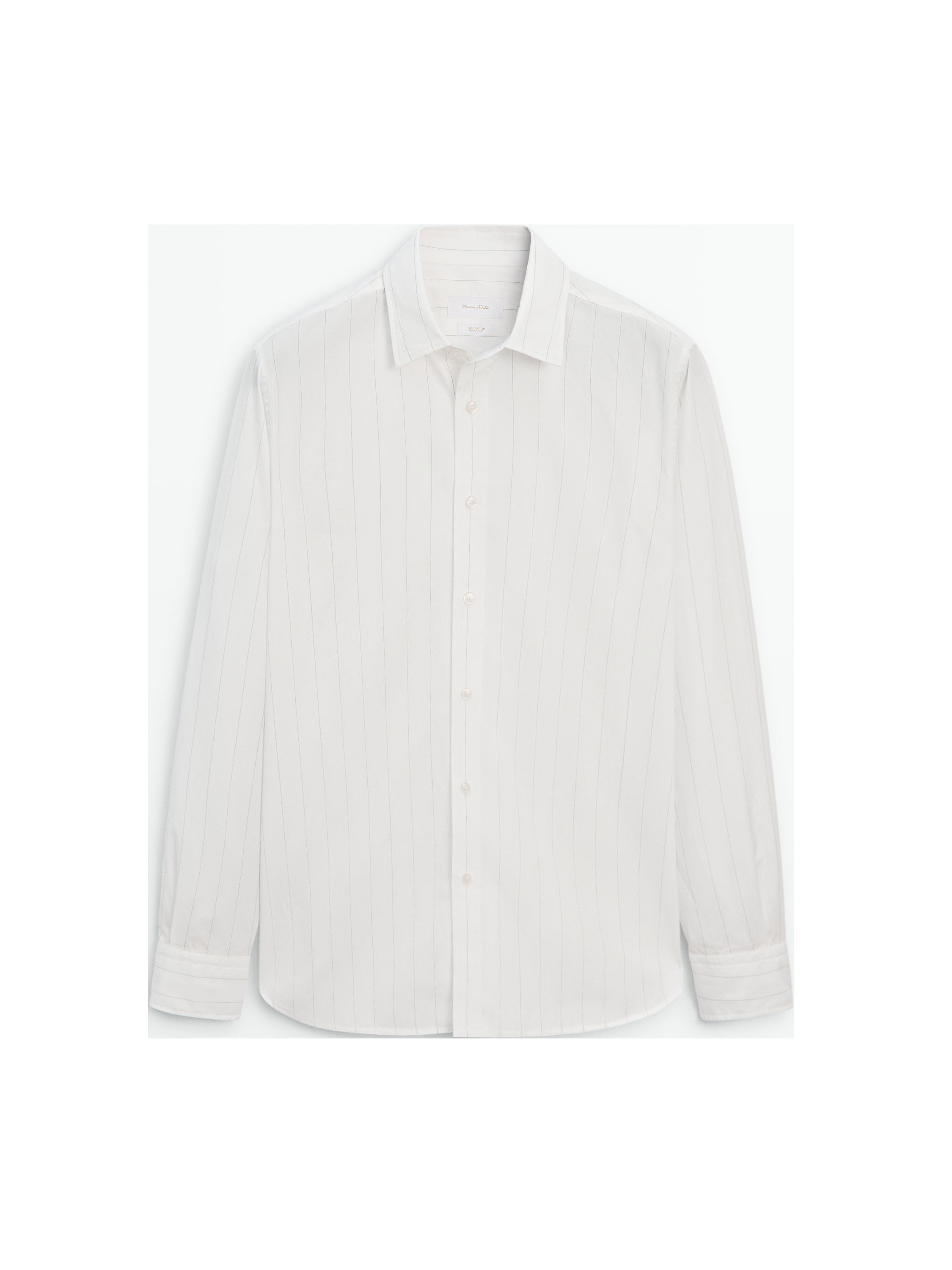 Poplin pinstripe shirt