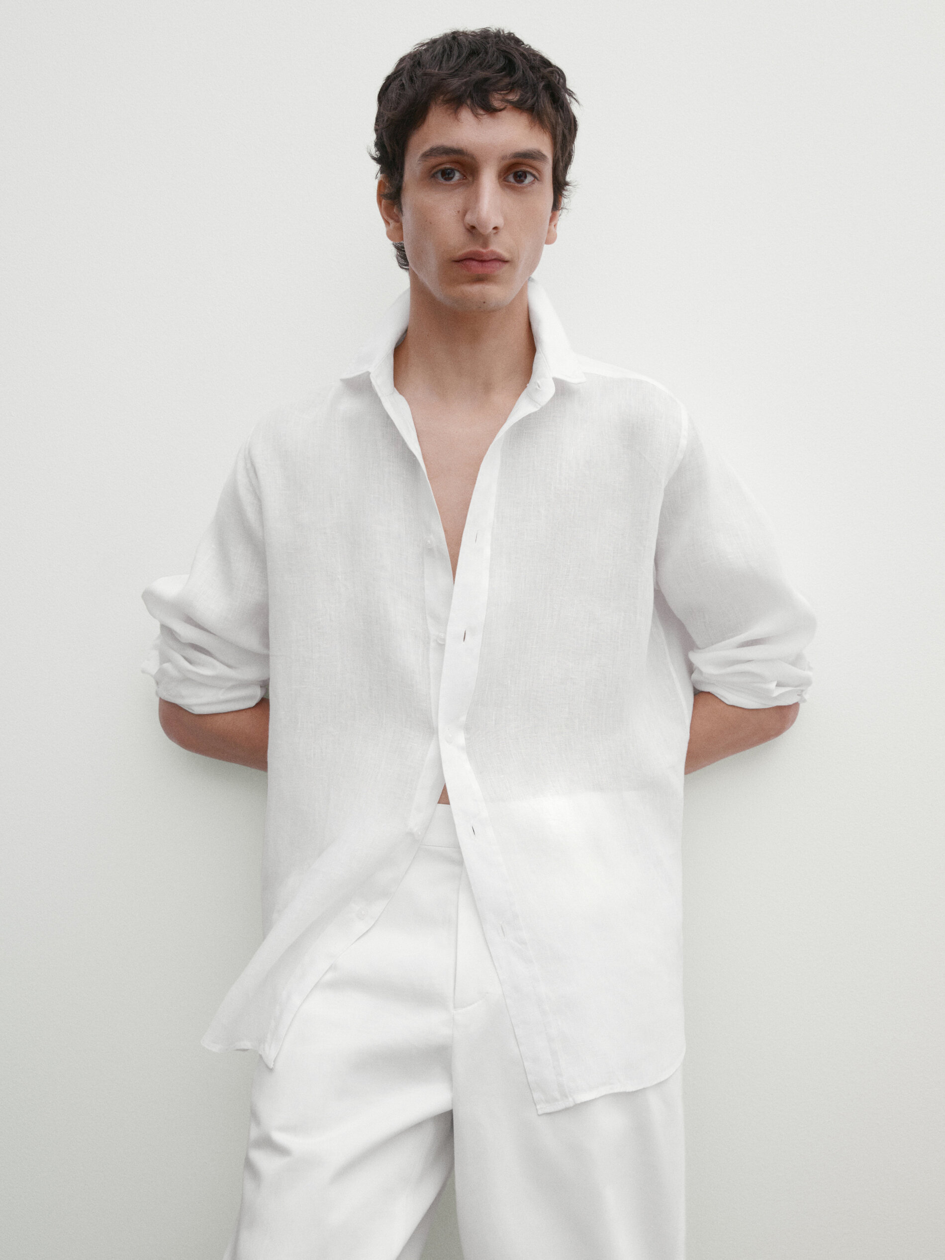 Camisas de lino para hombre Massimo Dutti