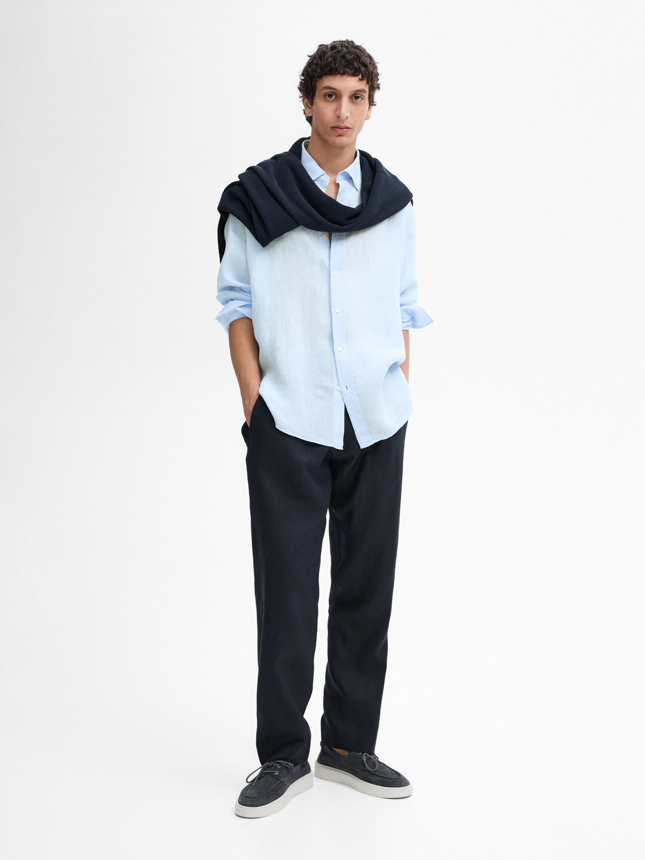 Premium Shirts Premium L03-16 57/58*l21xl21 100%linen 58*48 main image 0
