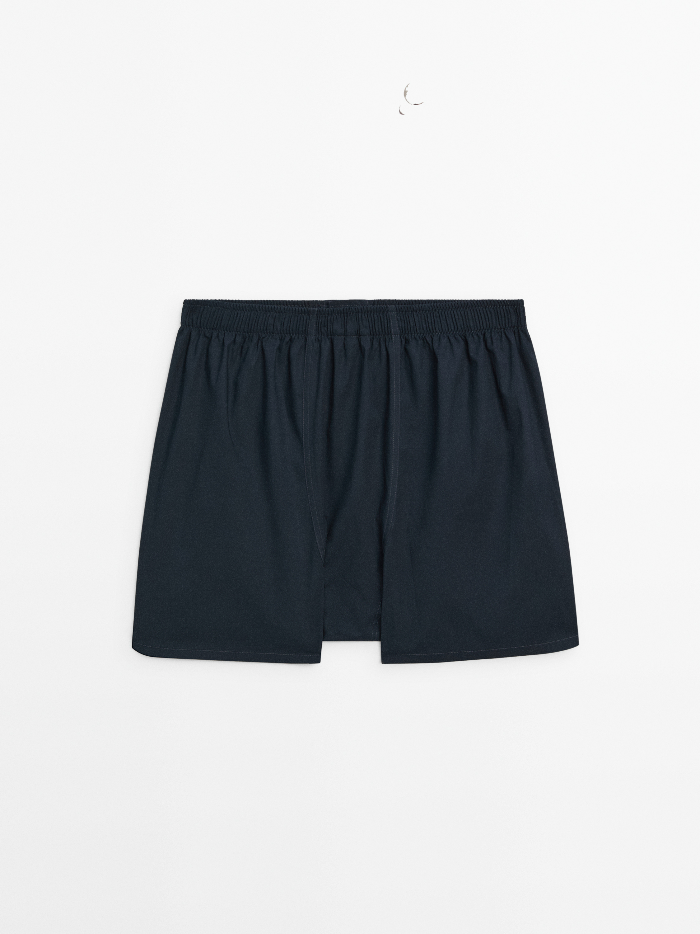 Lacivert poplin boxer