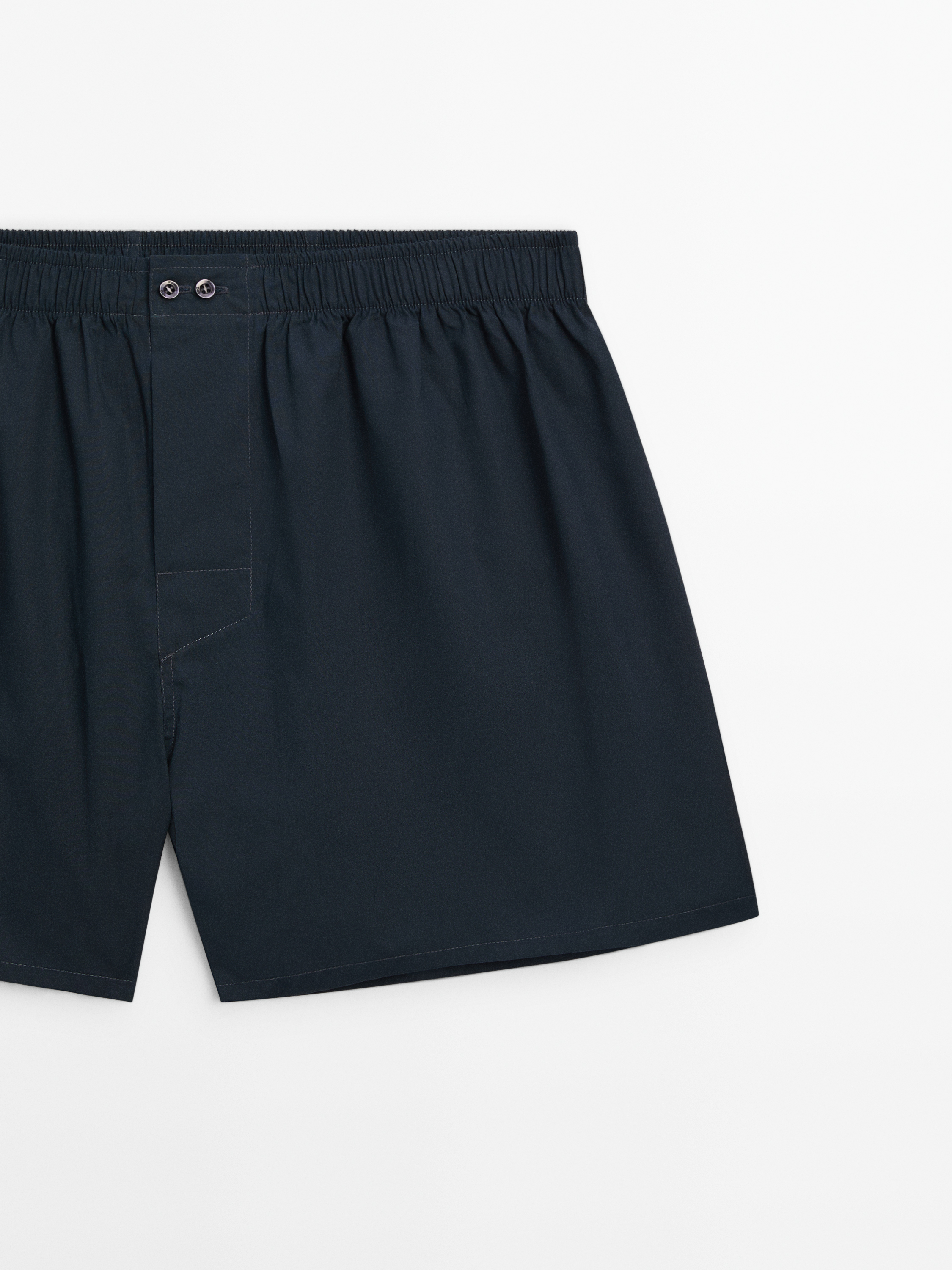 Lacivert poplin boxer_5