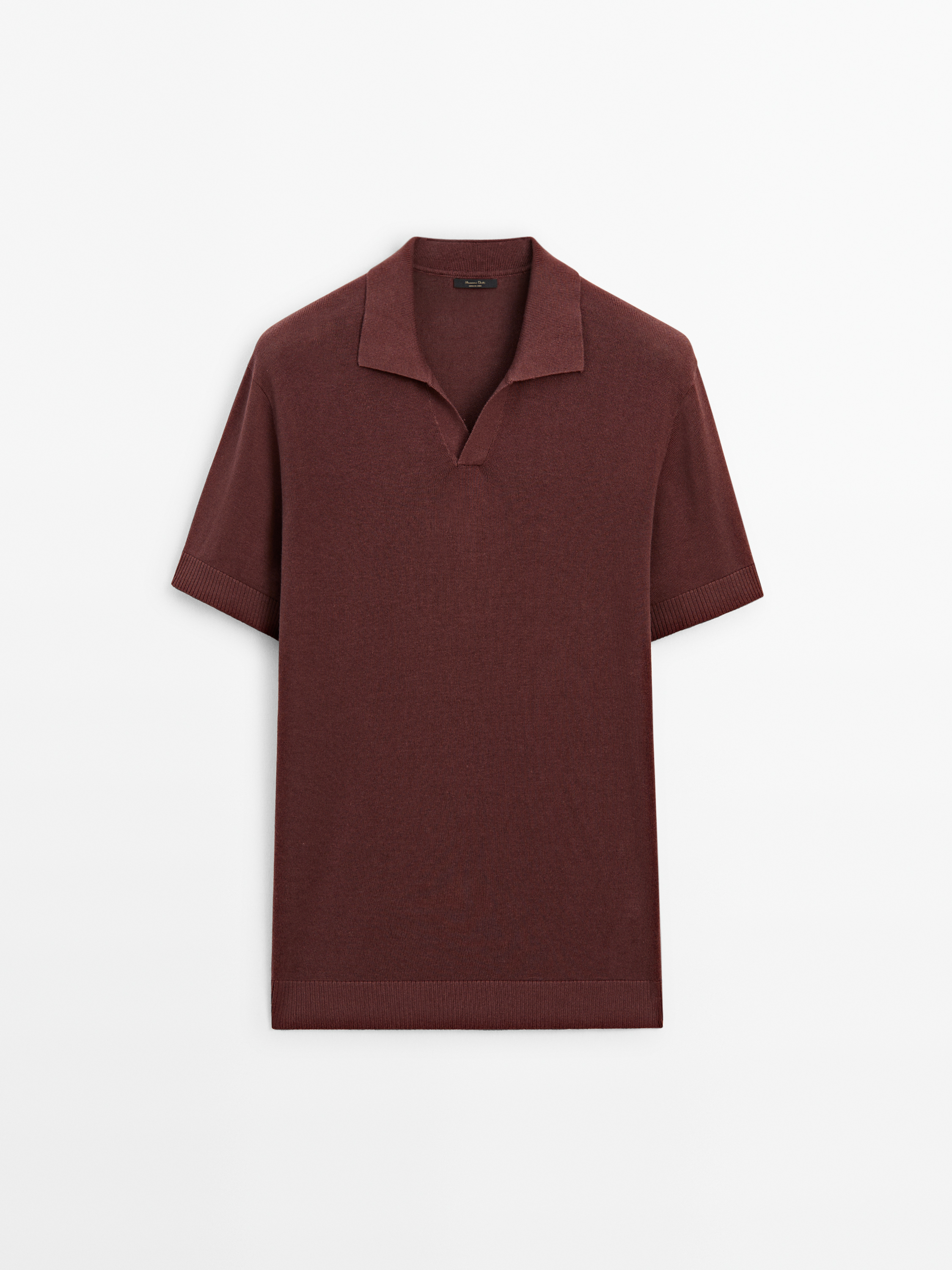 Kısa kollu triko polo t-shirt_6