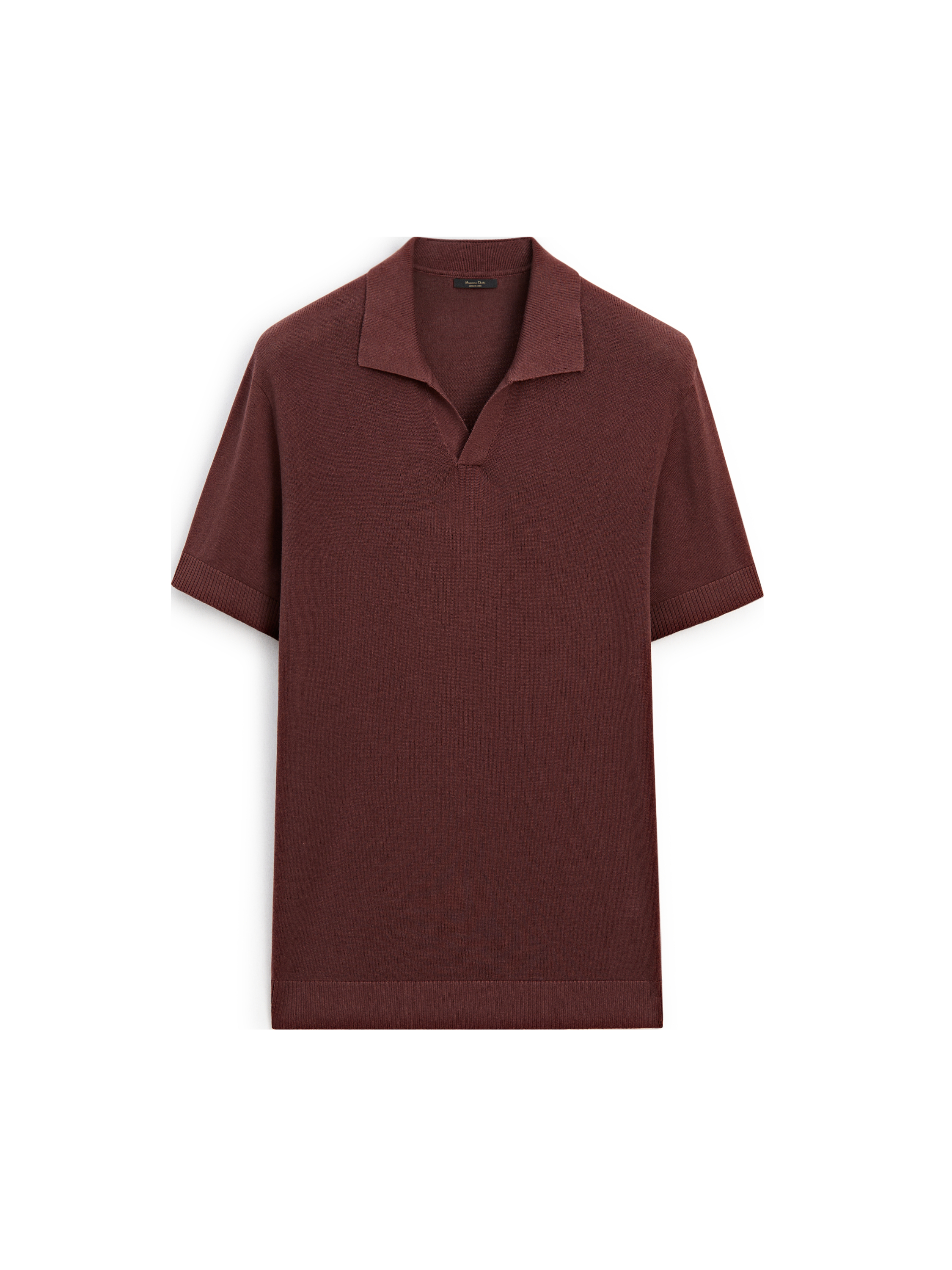 Kısa kollu triko polo t-shirt_4