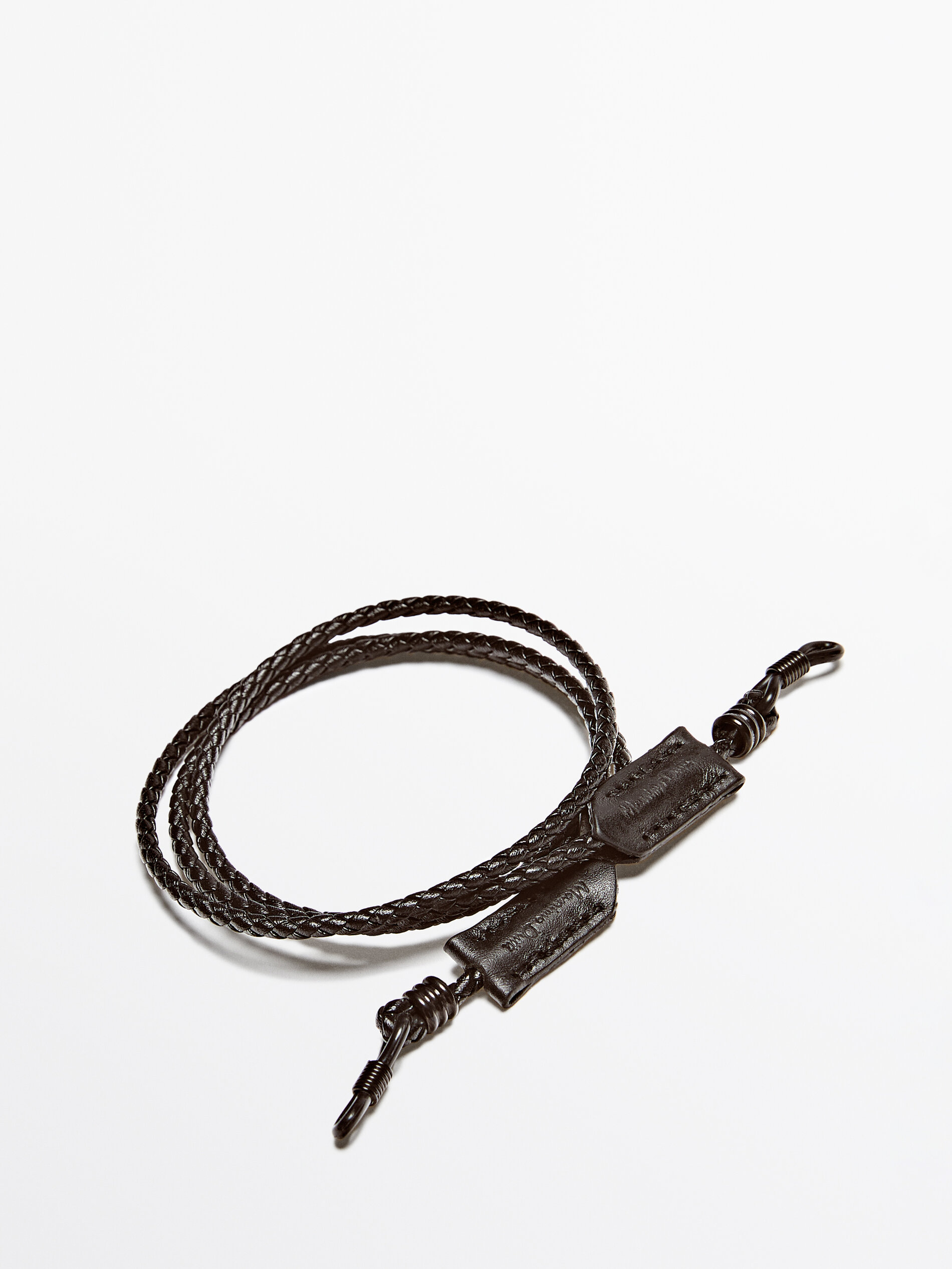 Braided Sunglasses Cord Brown Black Accessories Massimo Dutti braided-sunglasses-cord-brown-black-accessories-massimo-dutti