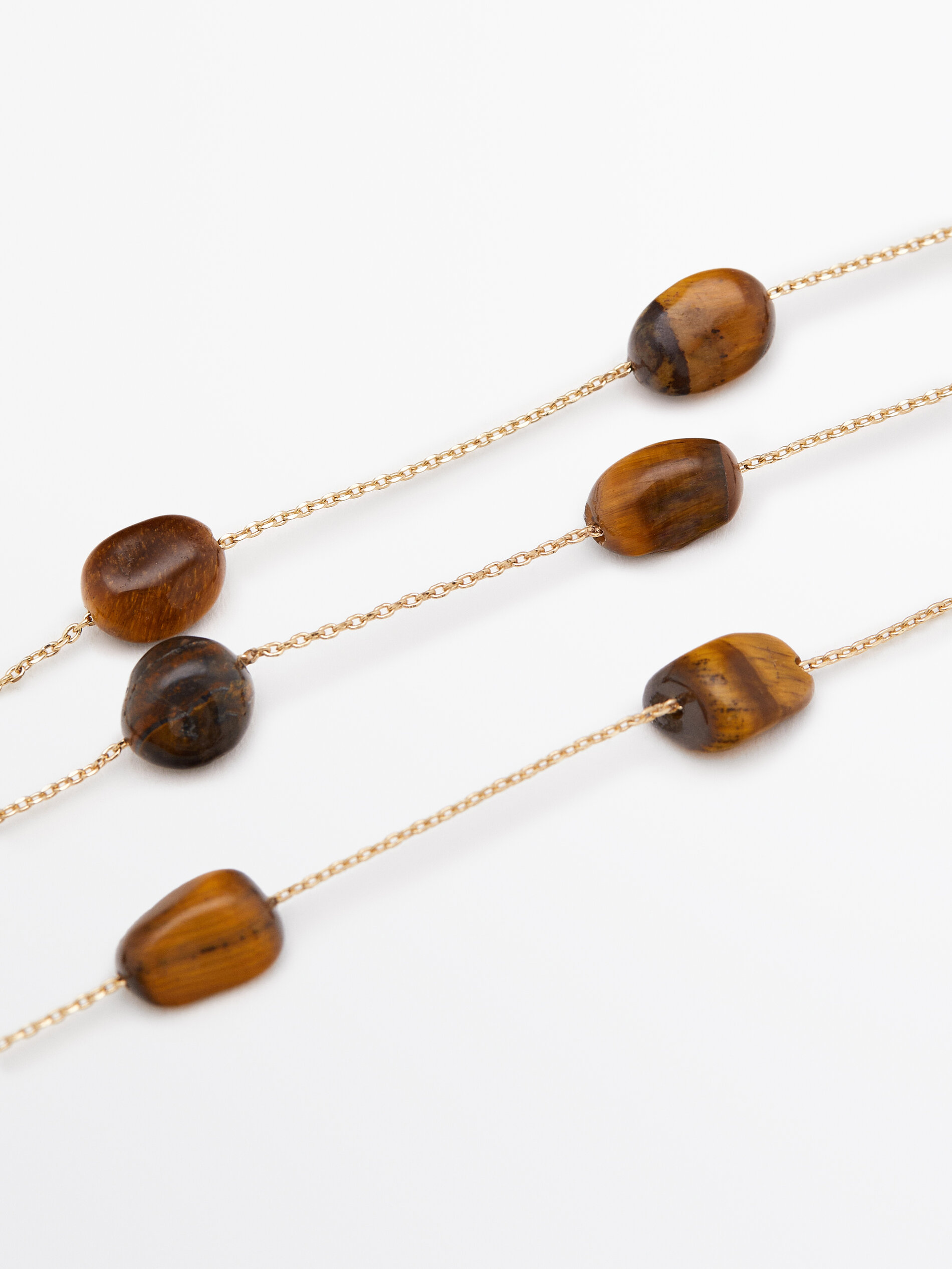 Tiger eye stone best sale necklace