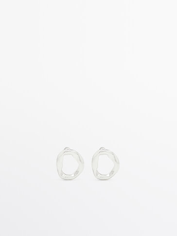 Earrings with textured detail