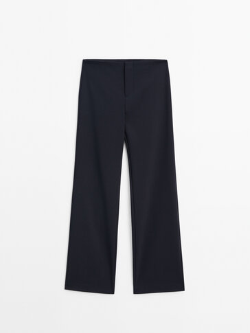 Straight-fit technical trousers