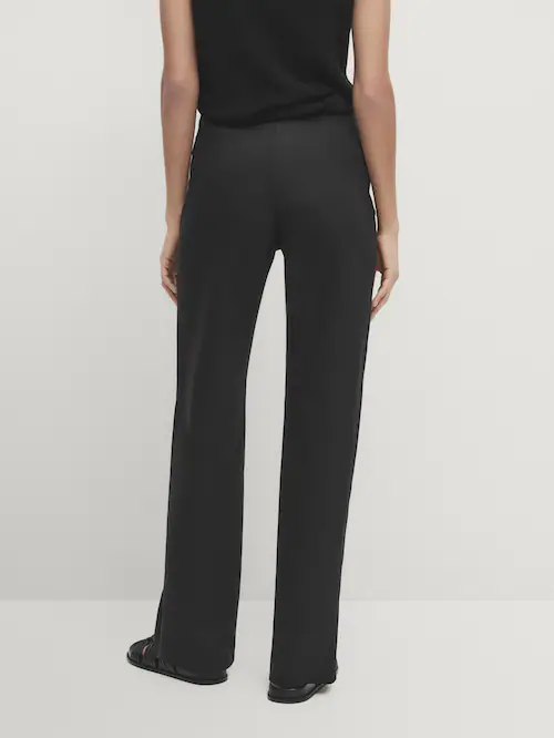 Straight-fit technical trousers