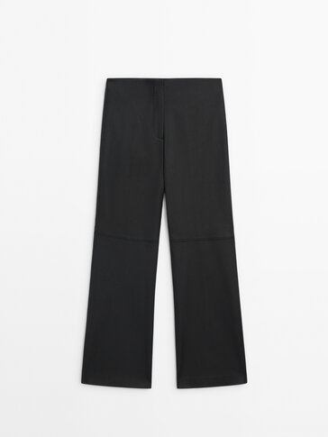 Trendy black store trousers